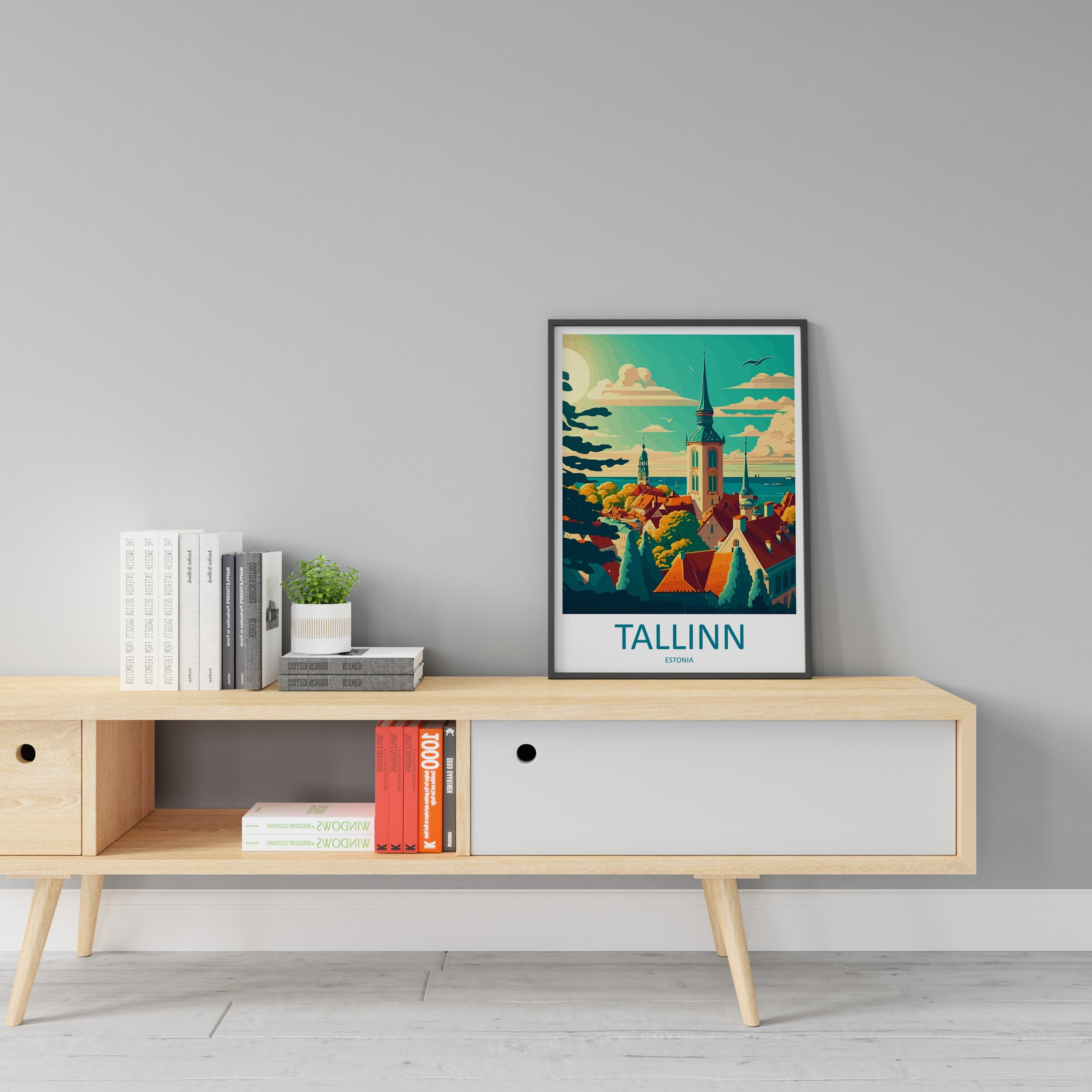 Tallinn Travel Print Tallinn Home Décor Estonia Art Print Tallinn Wall Print For Estonia Gift Wall Hanging Estonia Artwork Décor Poster