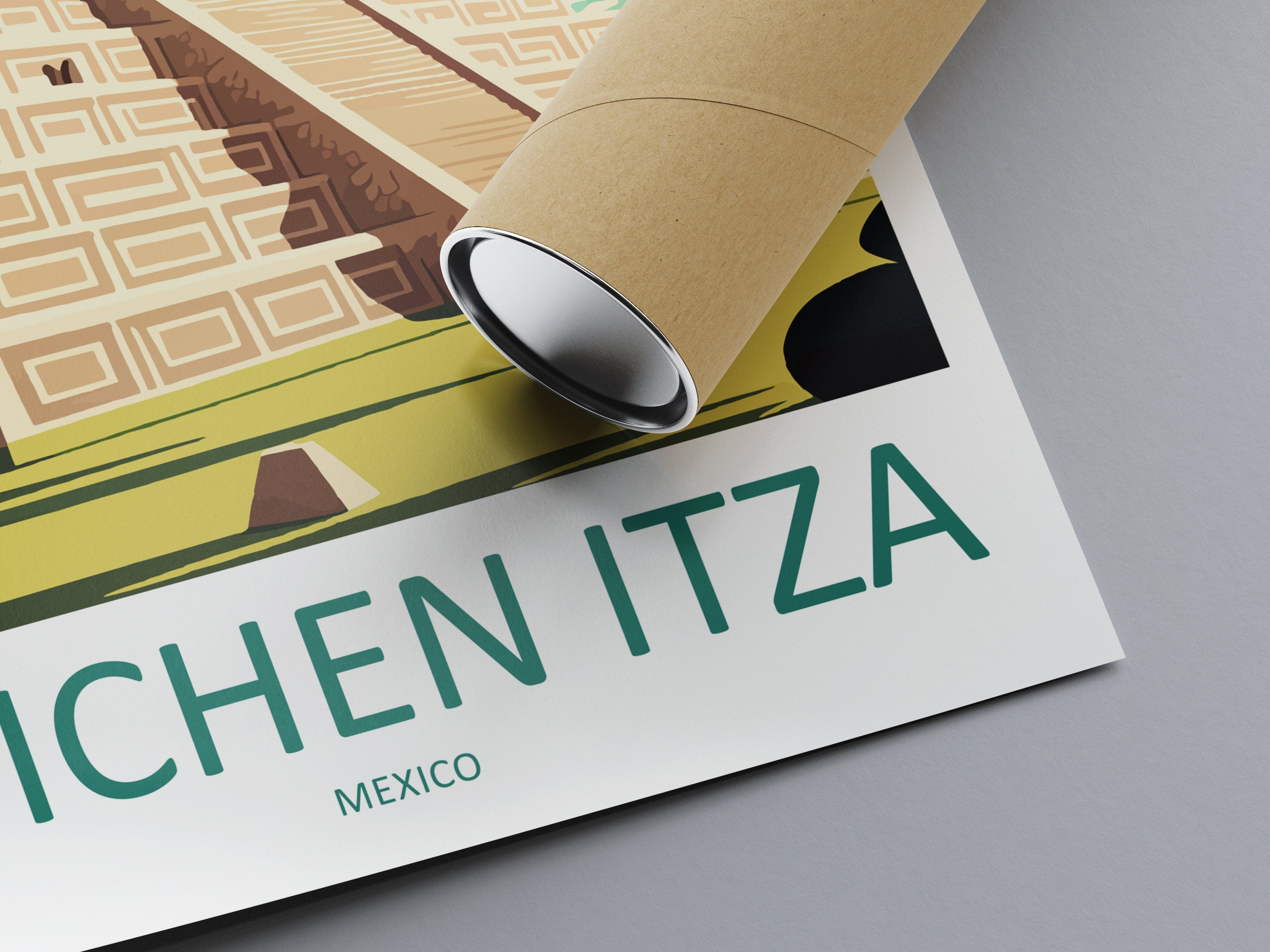 Chichen Itza Travel Print Wall Art Chichen Itza Wall Hanging Home Decoration Chichen Itza Gift Art Lovers Wall Art Print Art Chichen Itza