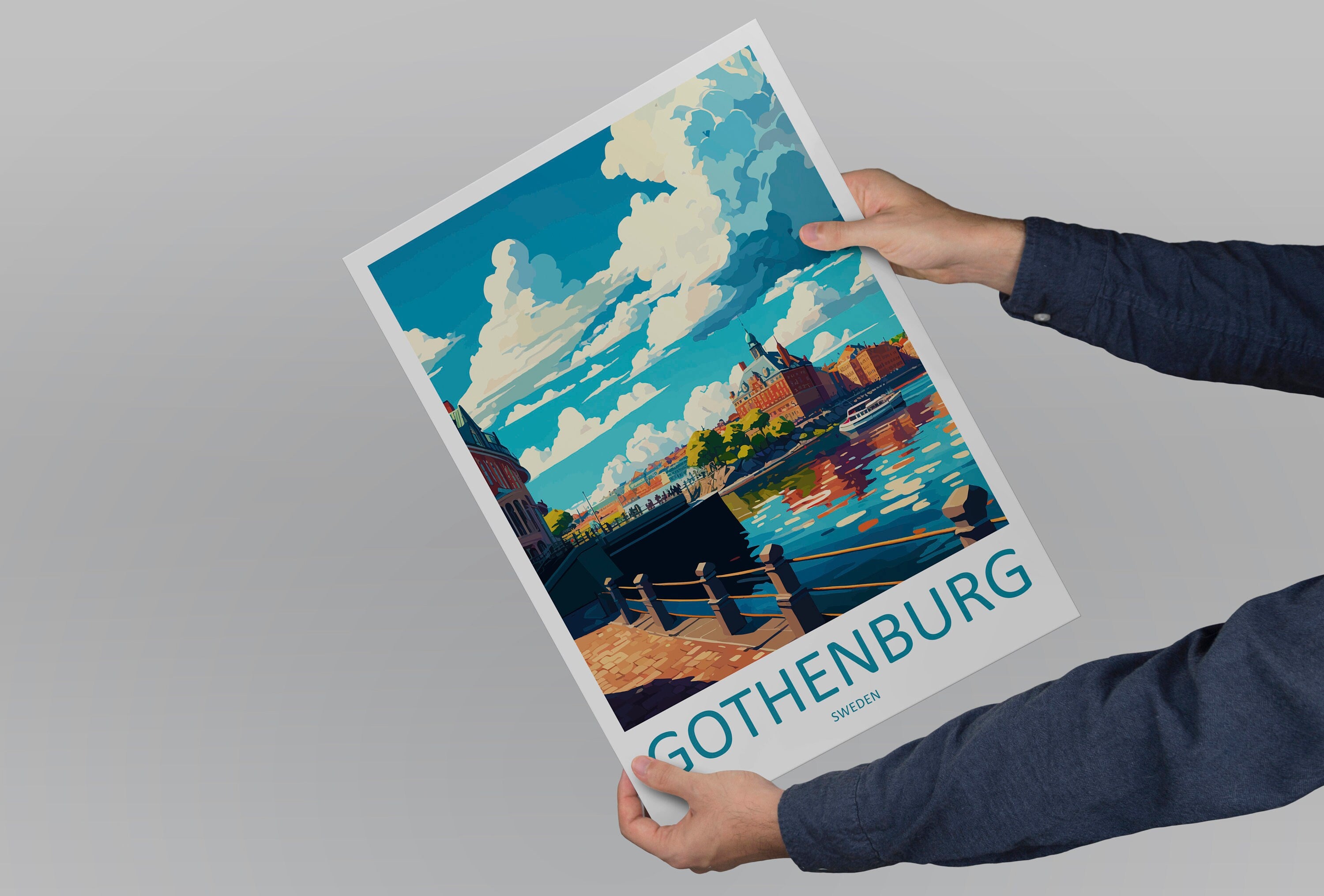 Gothenburg Print Gothenburg Home Décor Sweden Art Print Gothenburg Wall Print For Sweden Gift Wall Hanging Gothenburg Home Decor Artwork