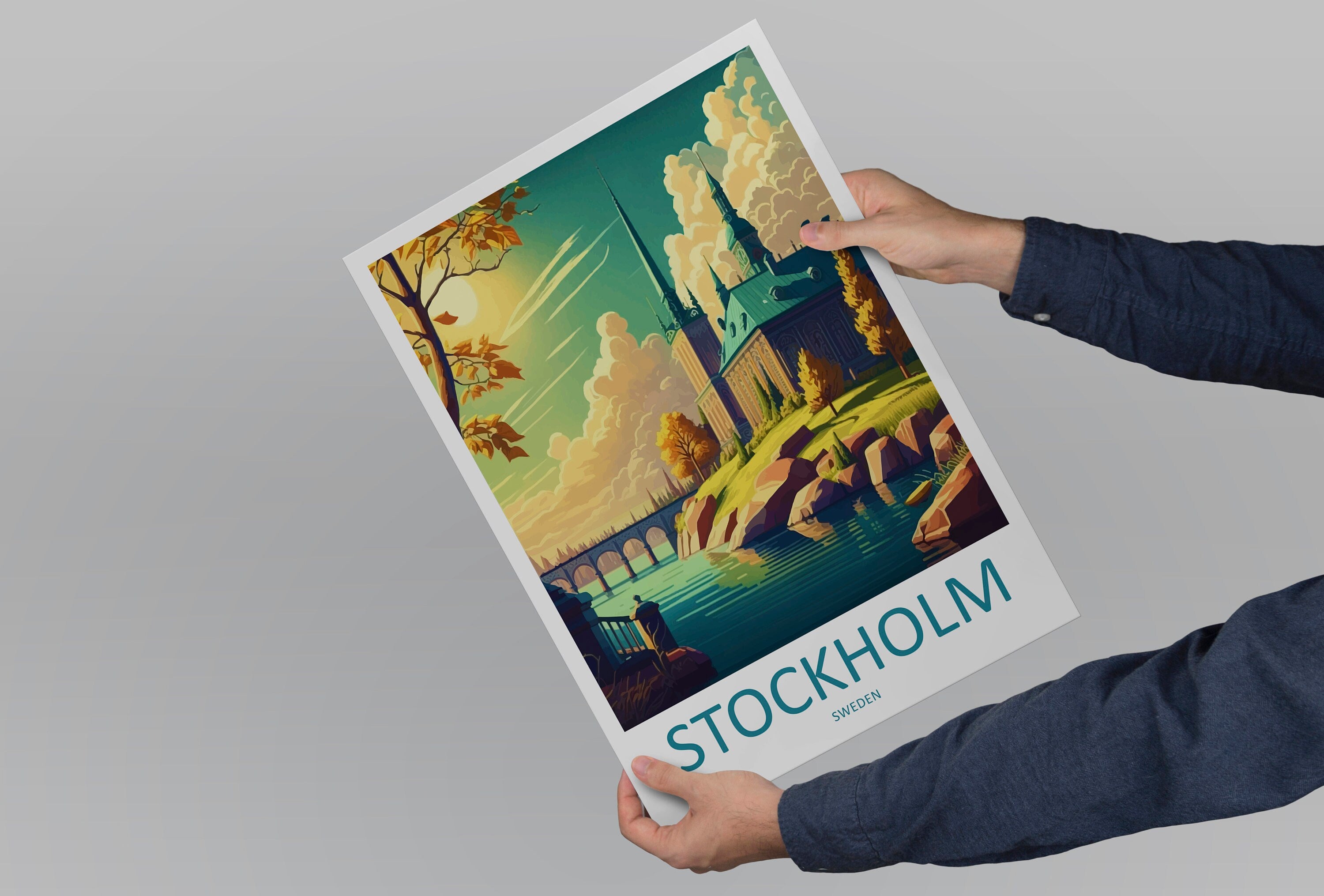 Stockholm Print Stockholm Home Décor Sweden Art Print Stockholm Wall Print For Sweden Gift Wall Hanging Stockholm Home Decor Artwork Swedish