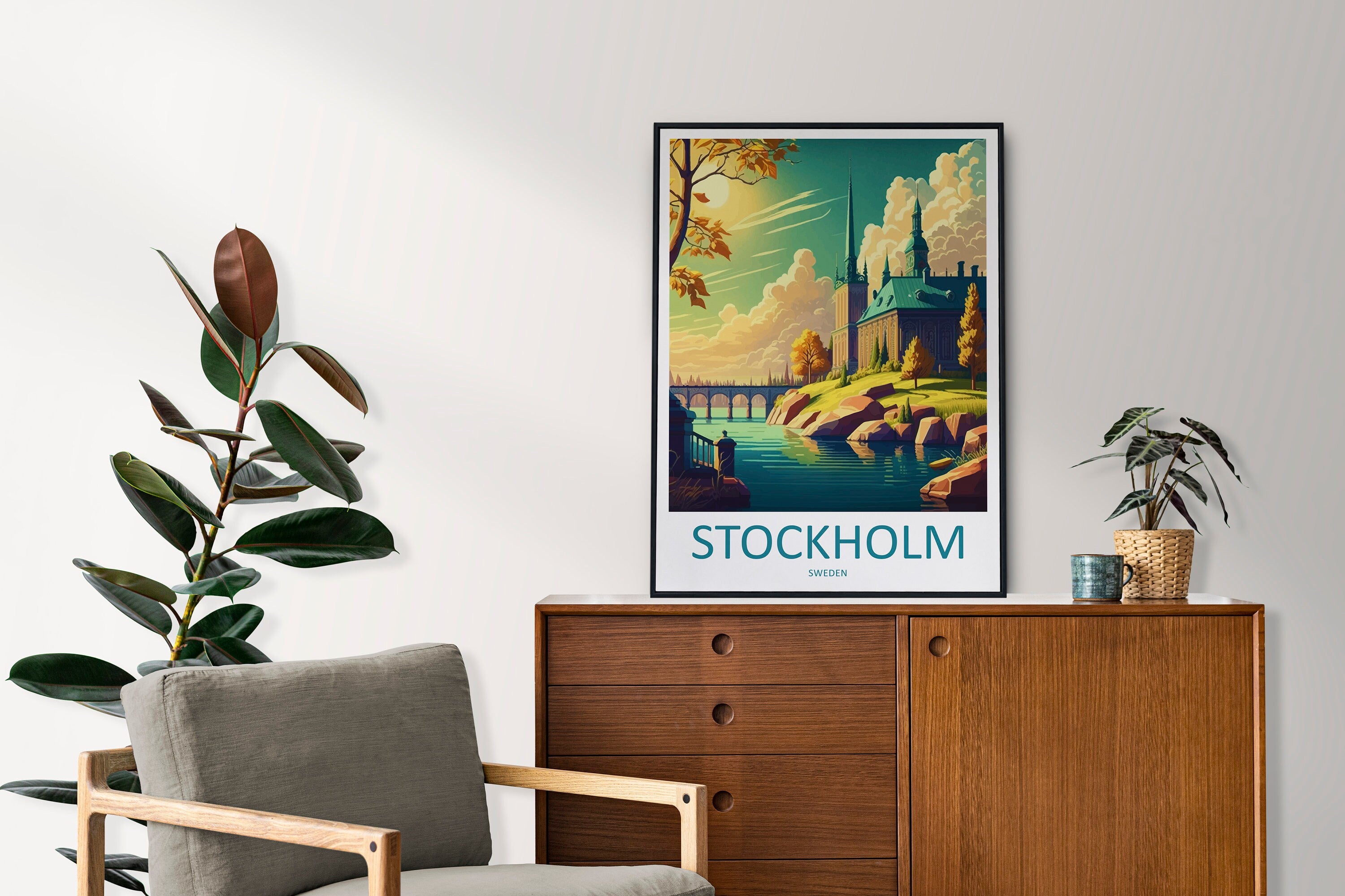 Stockholm Print Stockholm Home Décor Sweden Art Print Stockholm Wall Print For Sweden Gift Wall Hanging Stockholm Home Decor Artwork Swedish