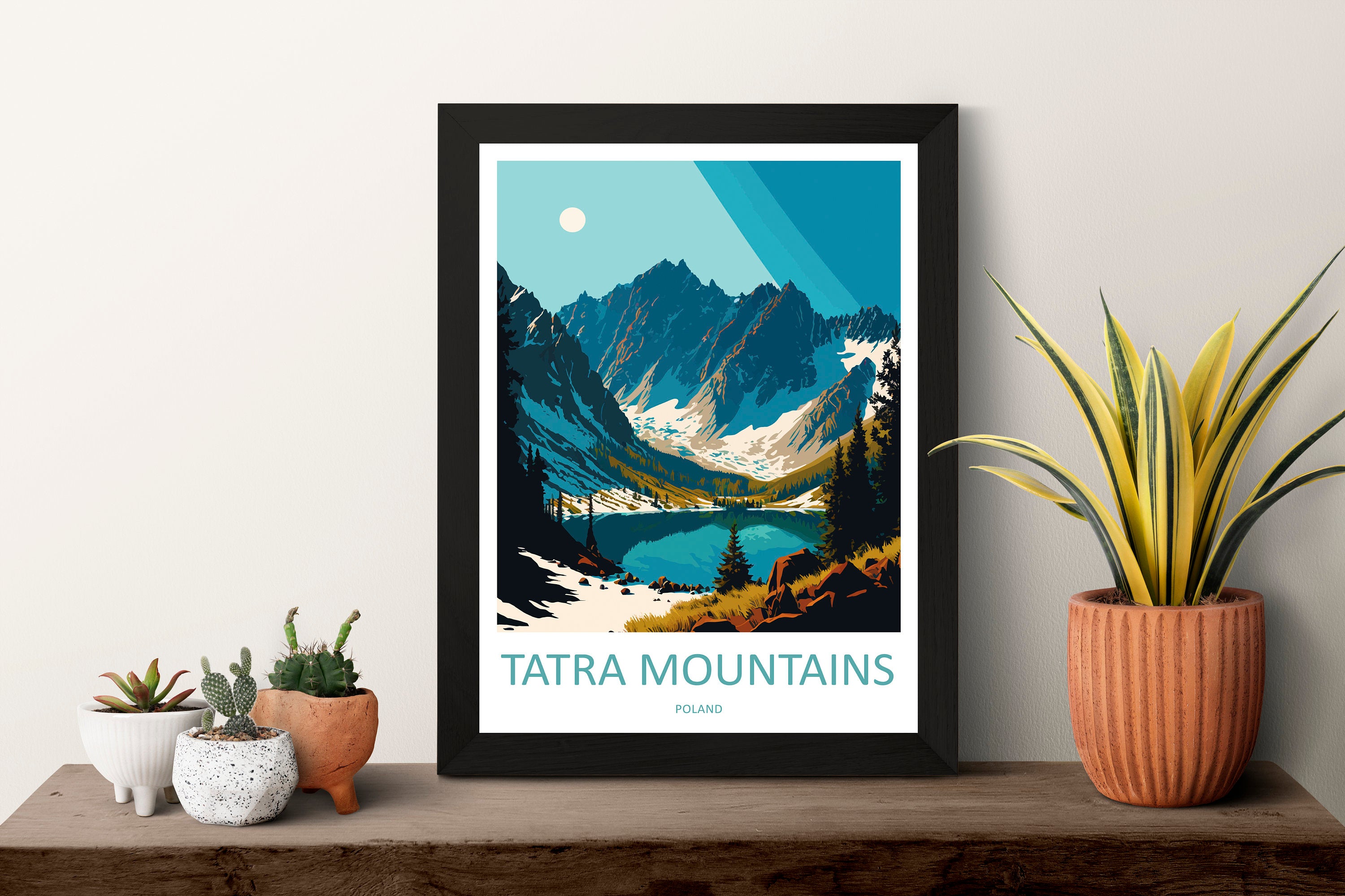 Tatra Mountains Print Tatra Home Decor Landscape Art Print Tatra Wall Art for Nature Enthusiast Gift Wall Hanging Tatra Poland Wall Art