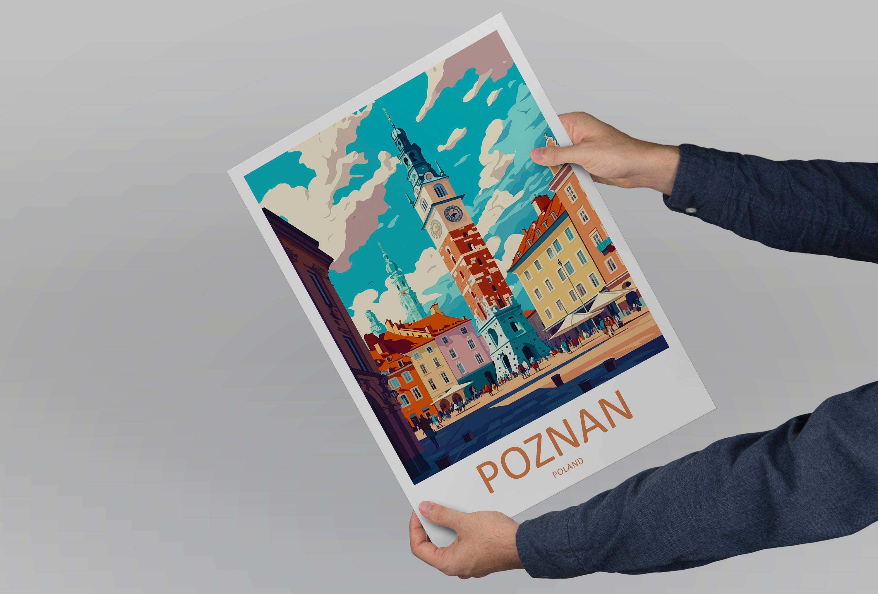 Poznan Print Poznan Home Decor European City Art Print Poznan Wall Art for Poland Enthusiast Gift Wall Hanging Poznan Poland Print Poster