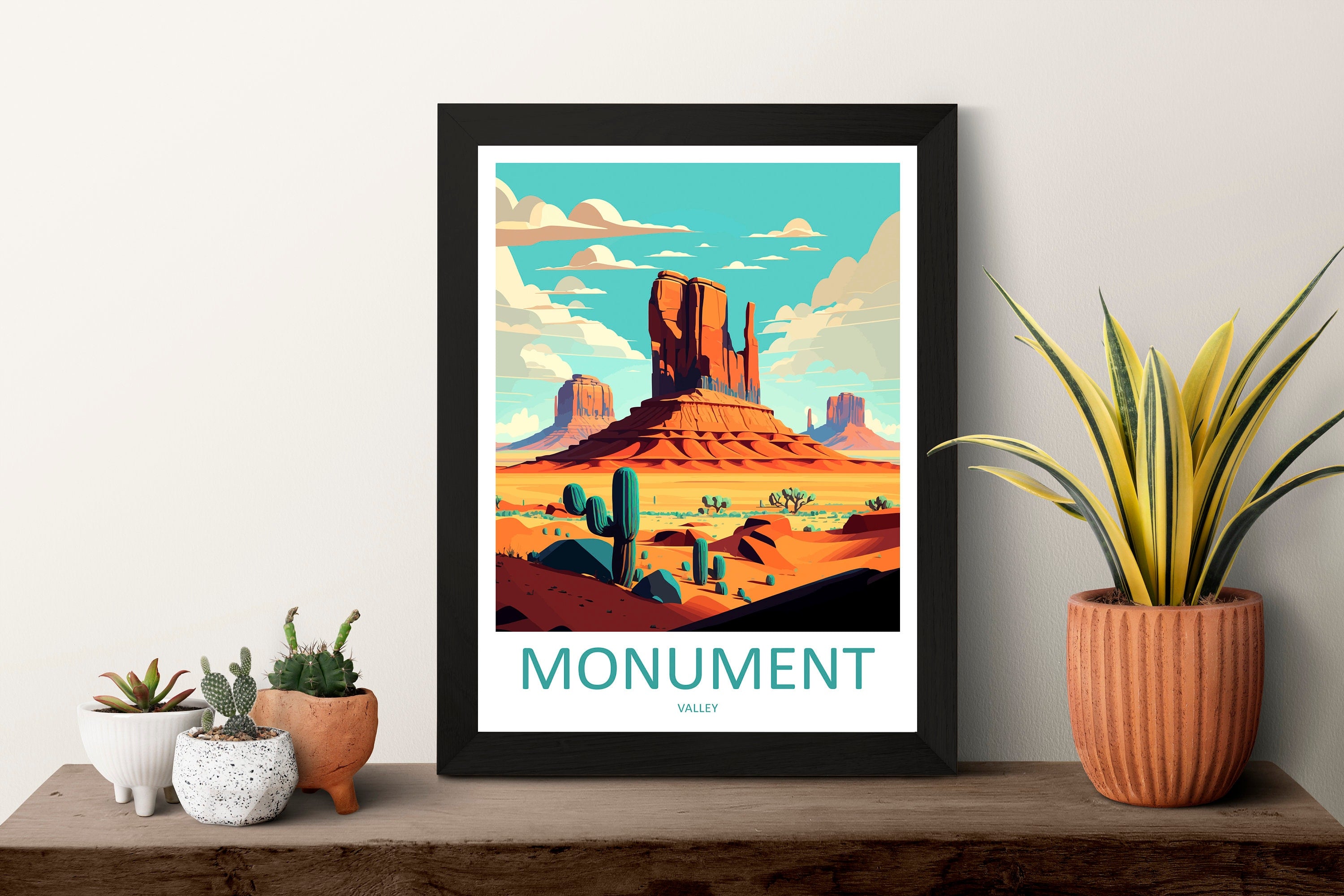 Monument Valley Travel Print Wall Art Monument Valley Wall Hanging Home Decor Arizona Art Gift Monument Valley Lovers Arizona Desert Art