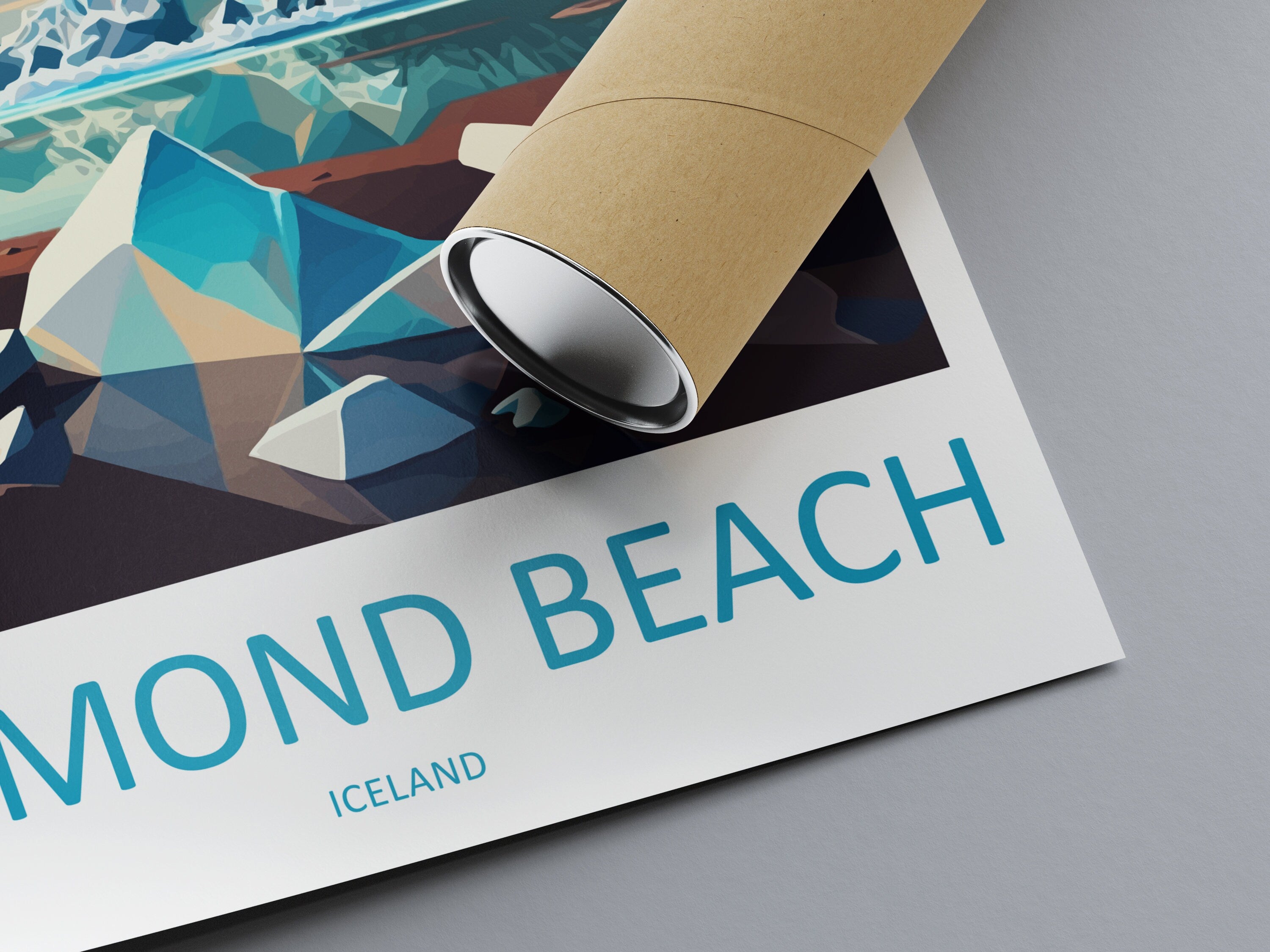 Diamond Beach Travel Print Wall Art Diamond Beach Wall Hanging Home Décor Diamond Beach Gift Art Lovers Iceland Art Lover Gift Diamond Beach