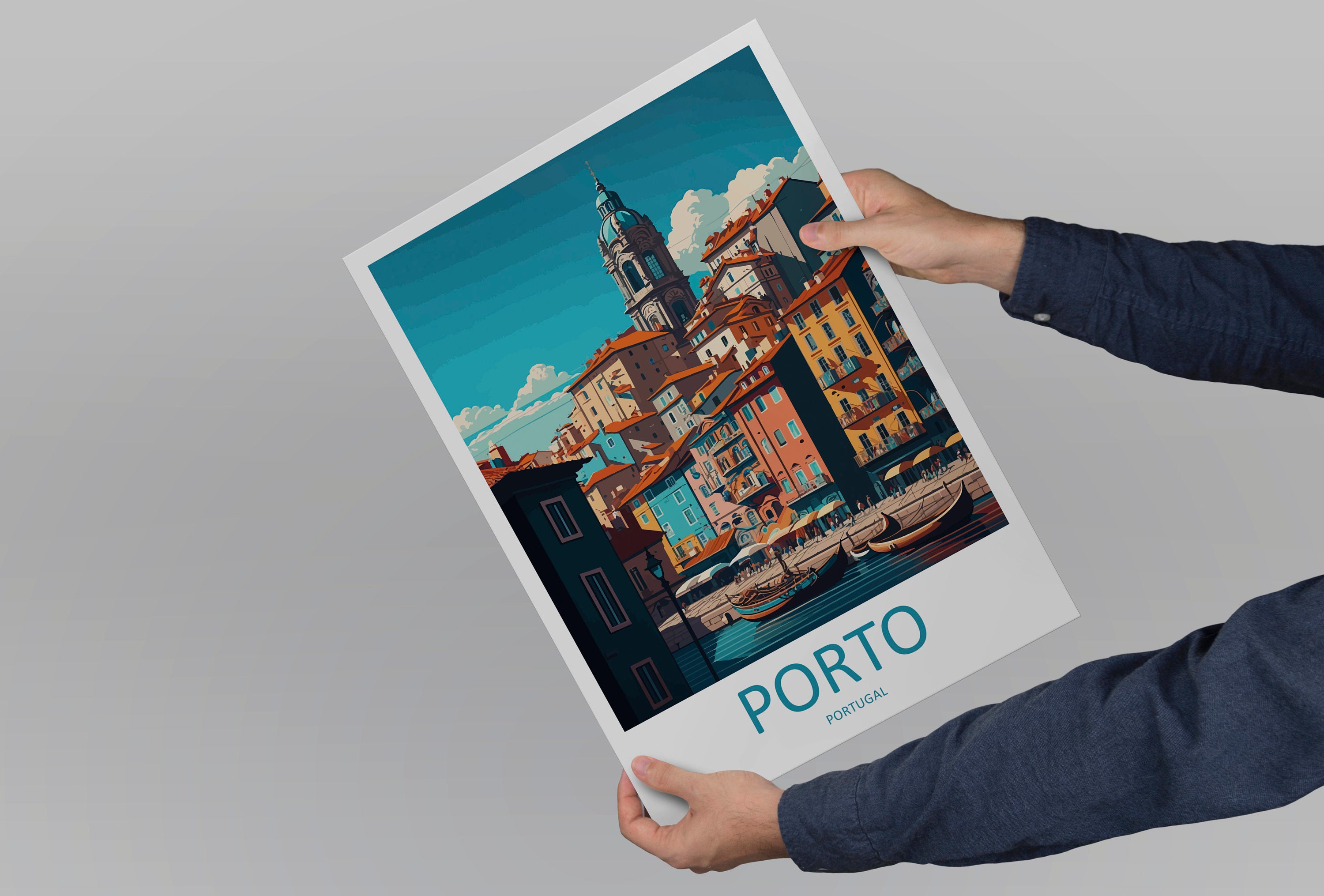 Porto Travel Print Wall Art Porto Wall Hanging Home Décor Porto Gift Art Lovers Portugal Art Lover Gift Porto Wall Décor Porto Travel Art