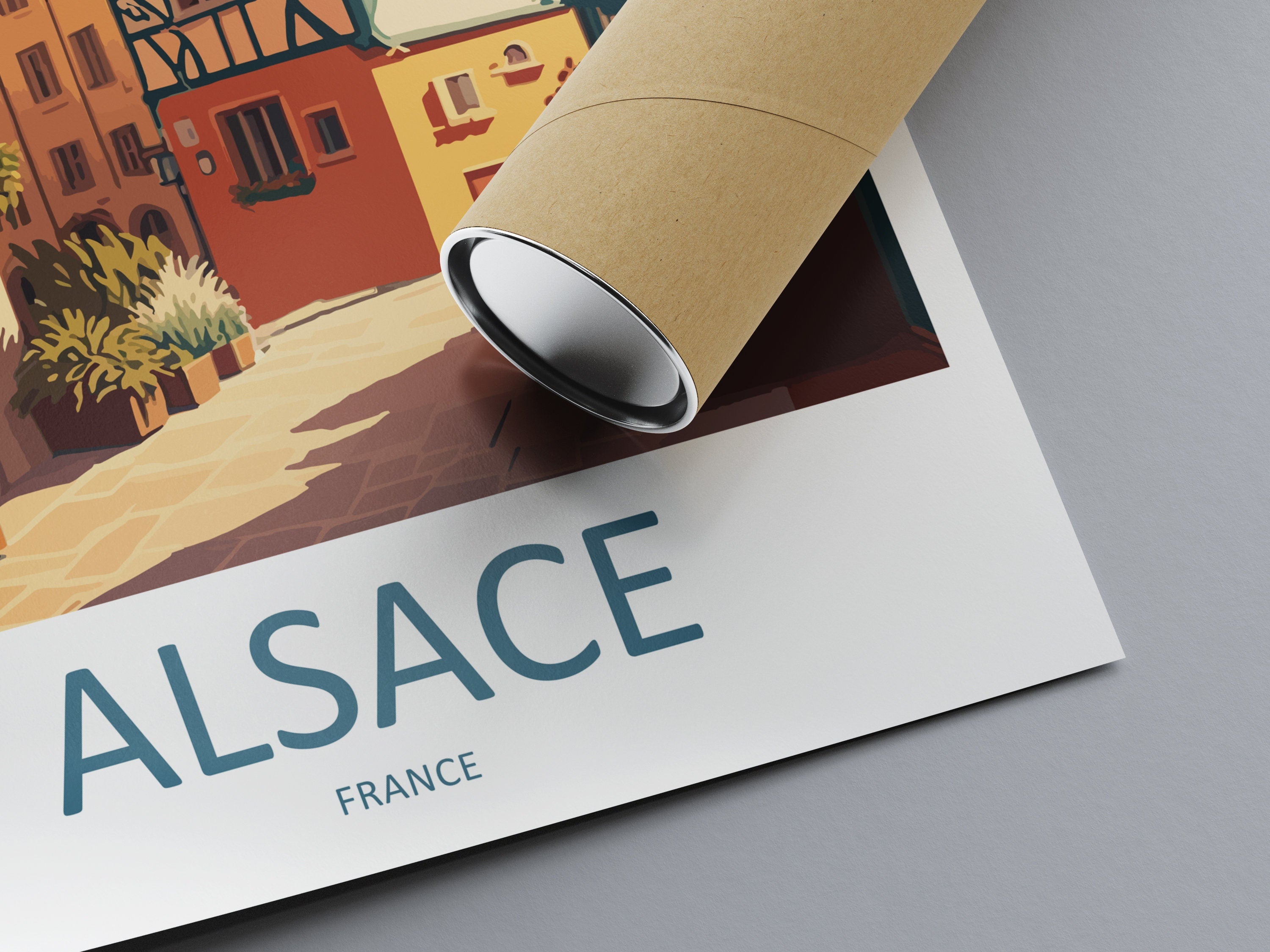 Alsace Print Alsace Home Decor Cityscape Art Print Alsace Wall Art for Travel Enthusiast Gift Wall Hanging Alsace France Wall Poster Decor