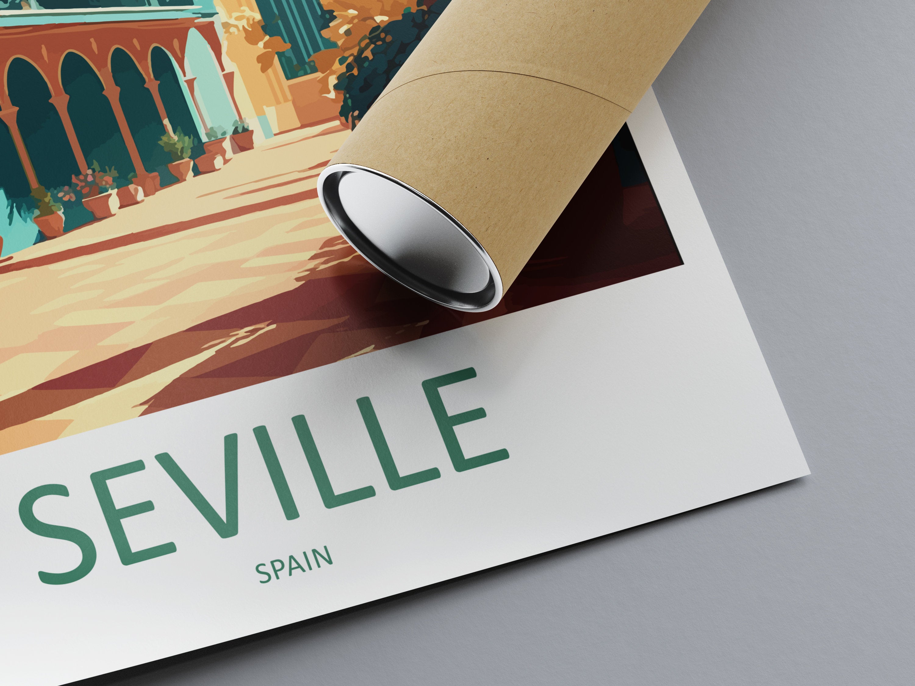 Seville Travel Print Wall Art Seville Wall Hanging Home Décor Seville Gift Art Lovers Spain Art Lover Gift Seville Print Spain Wall Art Deco