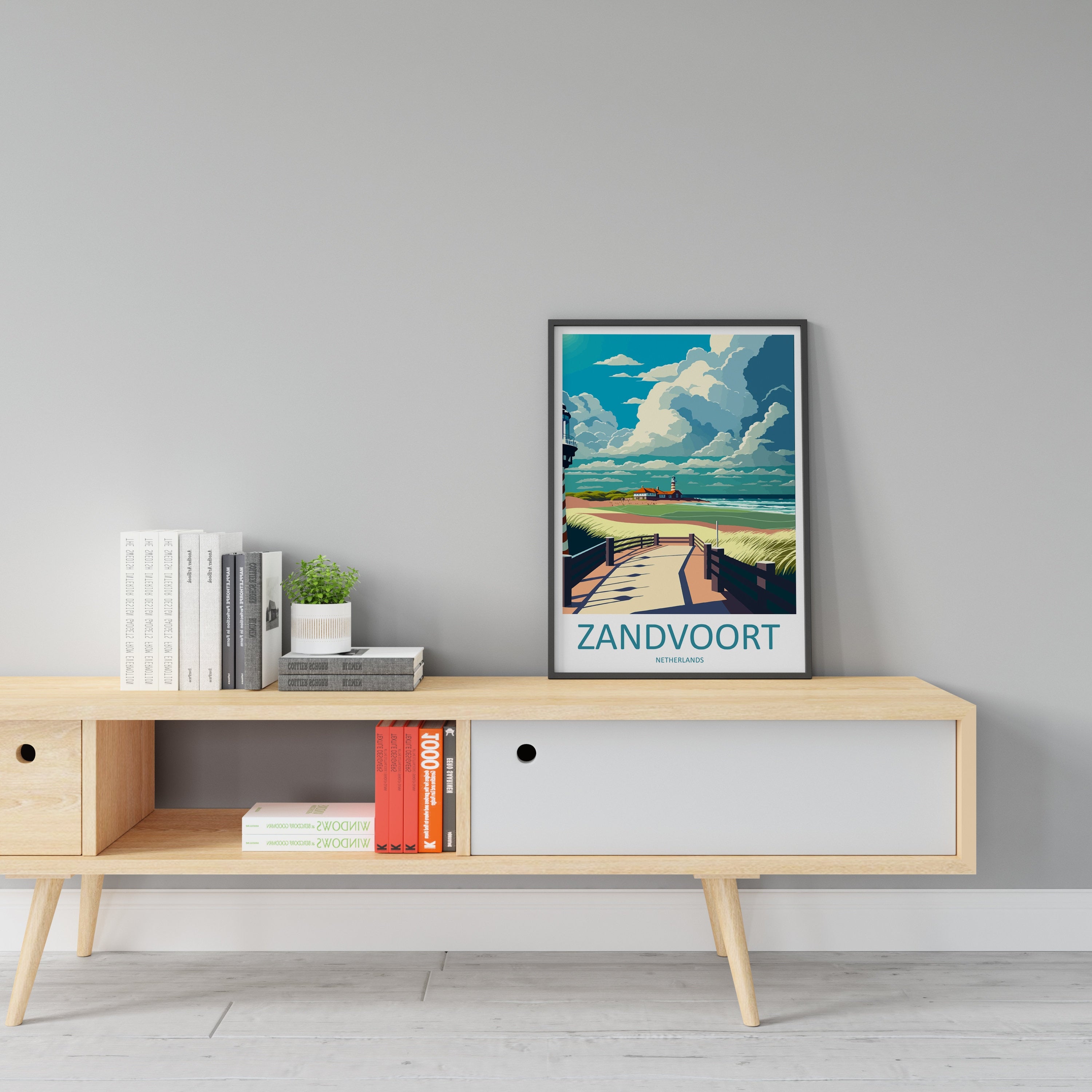 Vandvoort Travel Print Wall Art West Vandvoort Wall Hanging Home Decoration Vandvoort Gift Art Lovers Vandvoort Wall Art Netherlands Poster