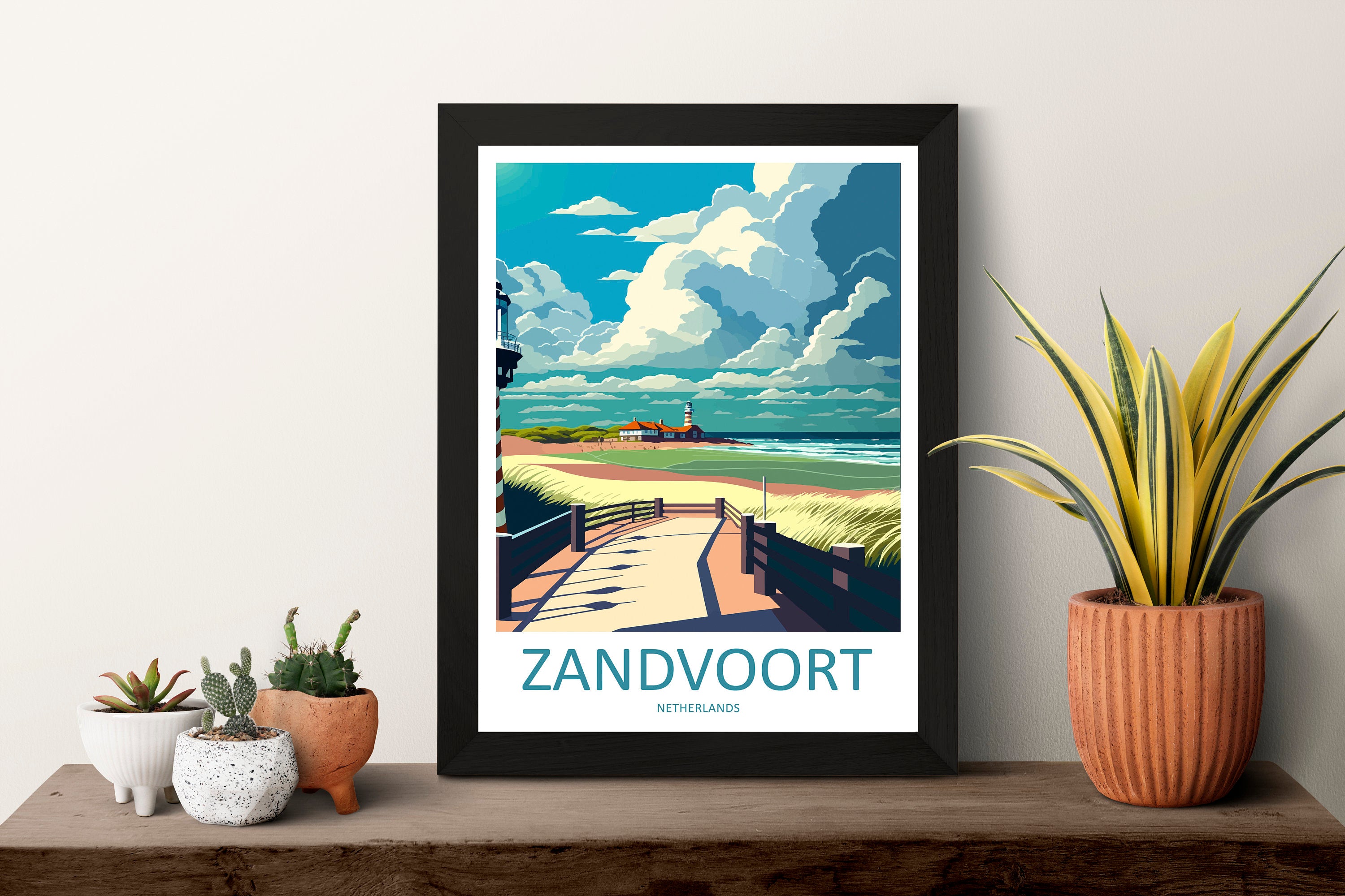 Vandvoort Travel Print Wall Art West Vandvoort Wall Hanging Home Decoration Vandvoort Gift Art Lovers Vandvoort Wall Art Netherlands Poster