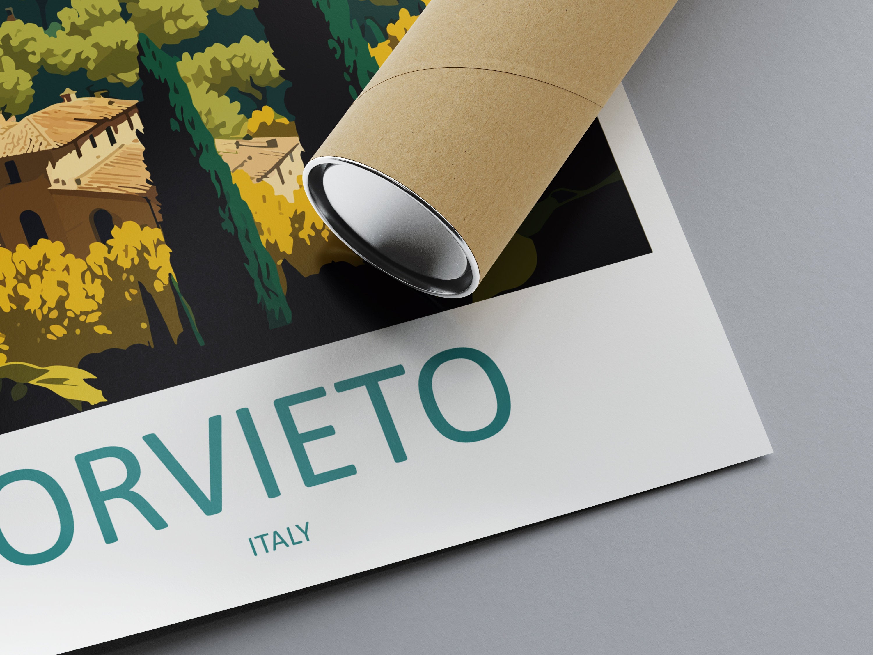 Orvieto Travel Print Wall Art Orvieto Wall Hanging Home Décor Orvieto Gift Art Lovers Italy Art Lover Gift Orvieto Print Orvieto Travel Gift