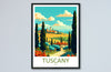 Tuscany Travel Print Wall Art Tuscany Italy Wall Hanging Home Decoration Tuscany Gift Art Lovers Wall Art Print Tuscany Italy Art Tuscany