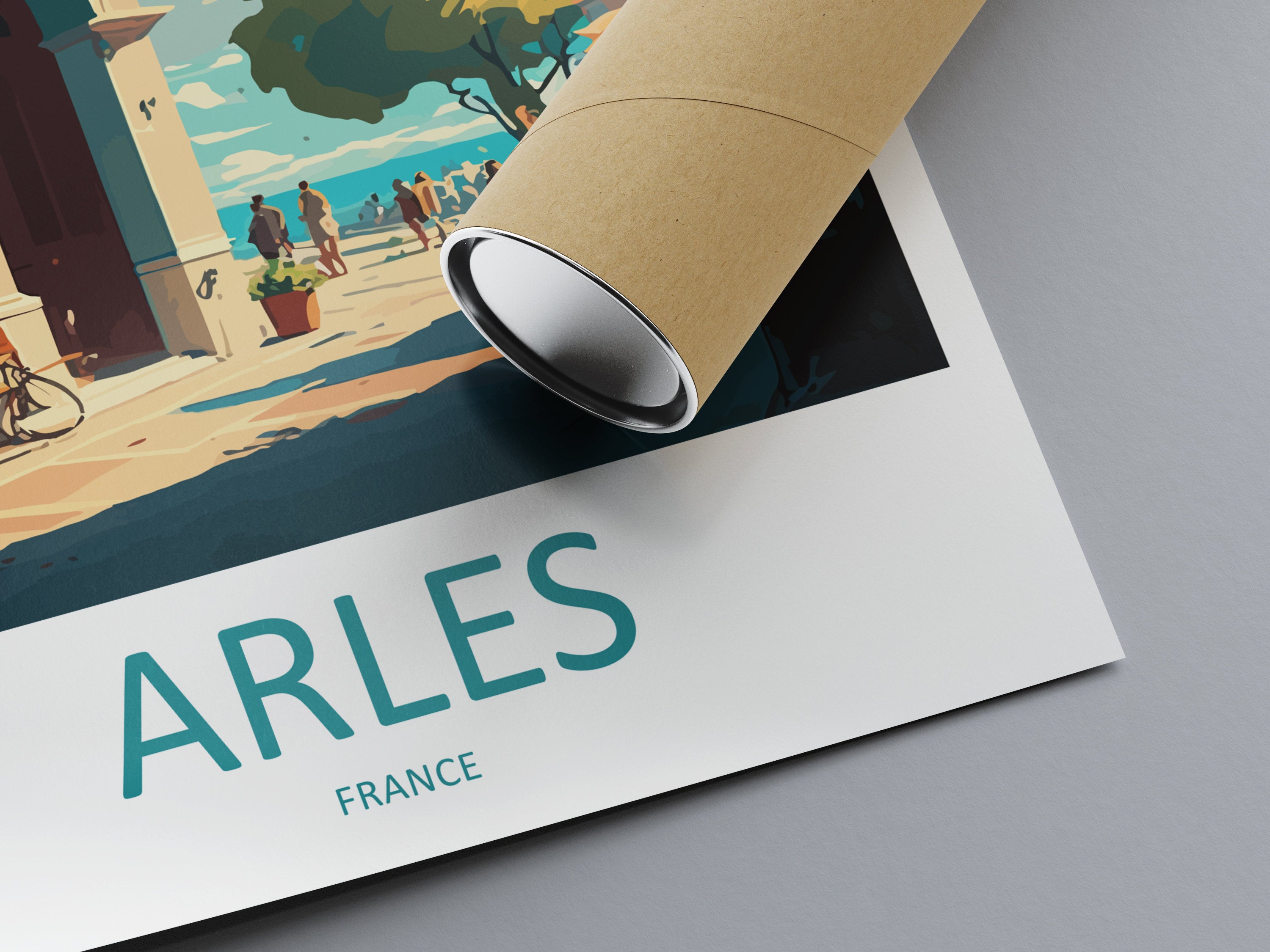 Arles Travel Print Wall Art Arles Wall Hanging Home Décor Arles Gift Art Lovers France Art Lover Gift Arles Print France Artwork Arles