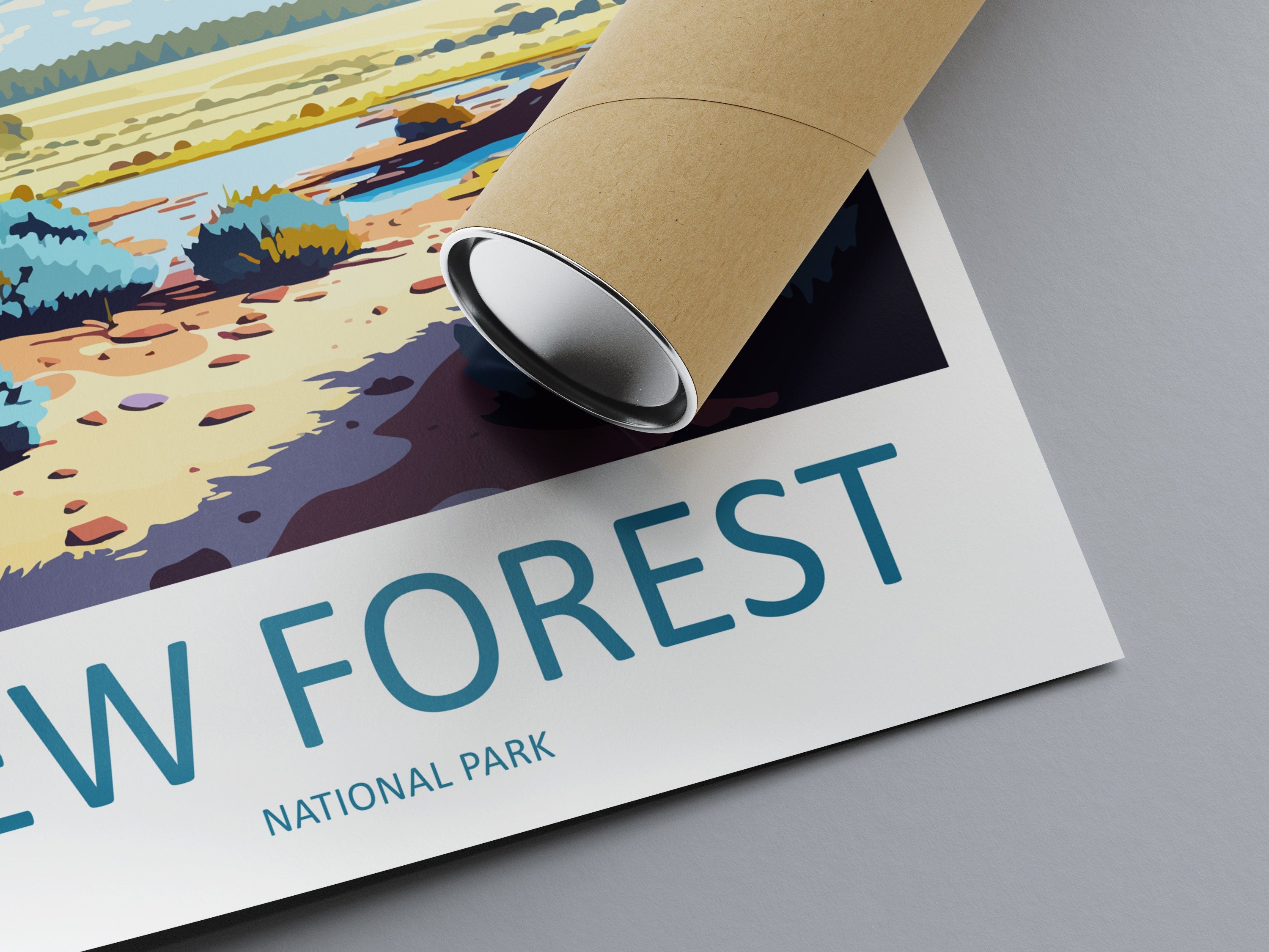 New Forest Travel Print Wall Art New Forest Wall Hanging Home Decor National Park Gift New Forest Lovers Wall Art Print New Forest National