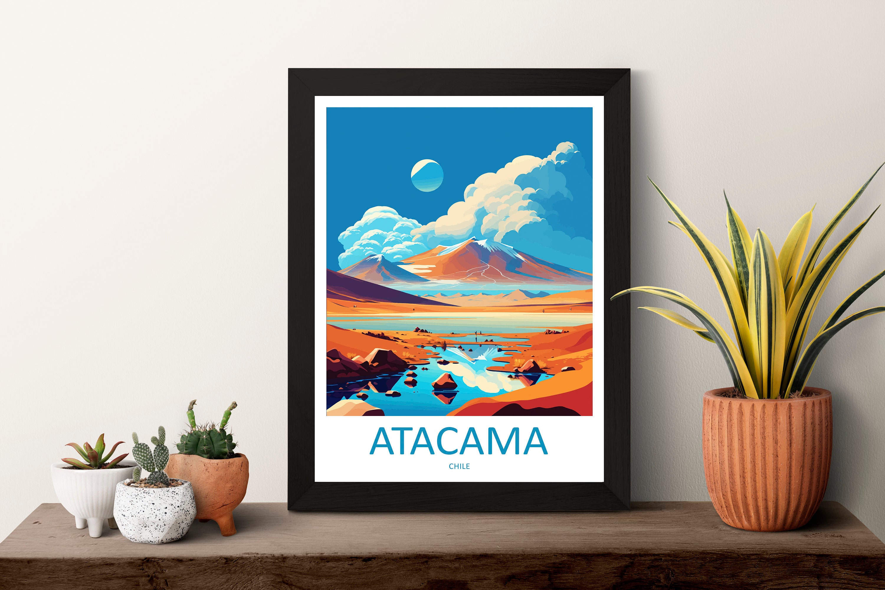 Atacama Desert Travel Print Wall Art Atacama Desert Wall Hanging Home Decoration Atacama Desert Gift Art Lovers Wall Art Print Art Atacama