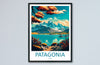 Patagonia Travel Print Wall Art Patagonia Wall Hanging Home Decoration Patagonia Gift Art Lovers Wall Art Print Art Patagonia Wall Print