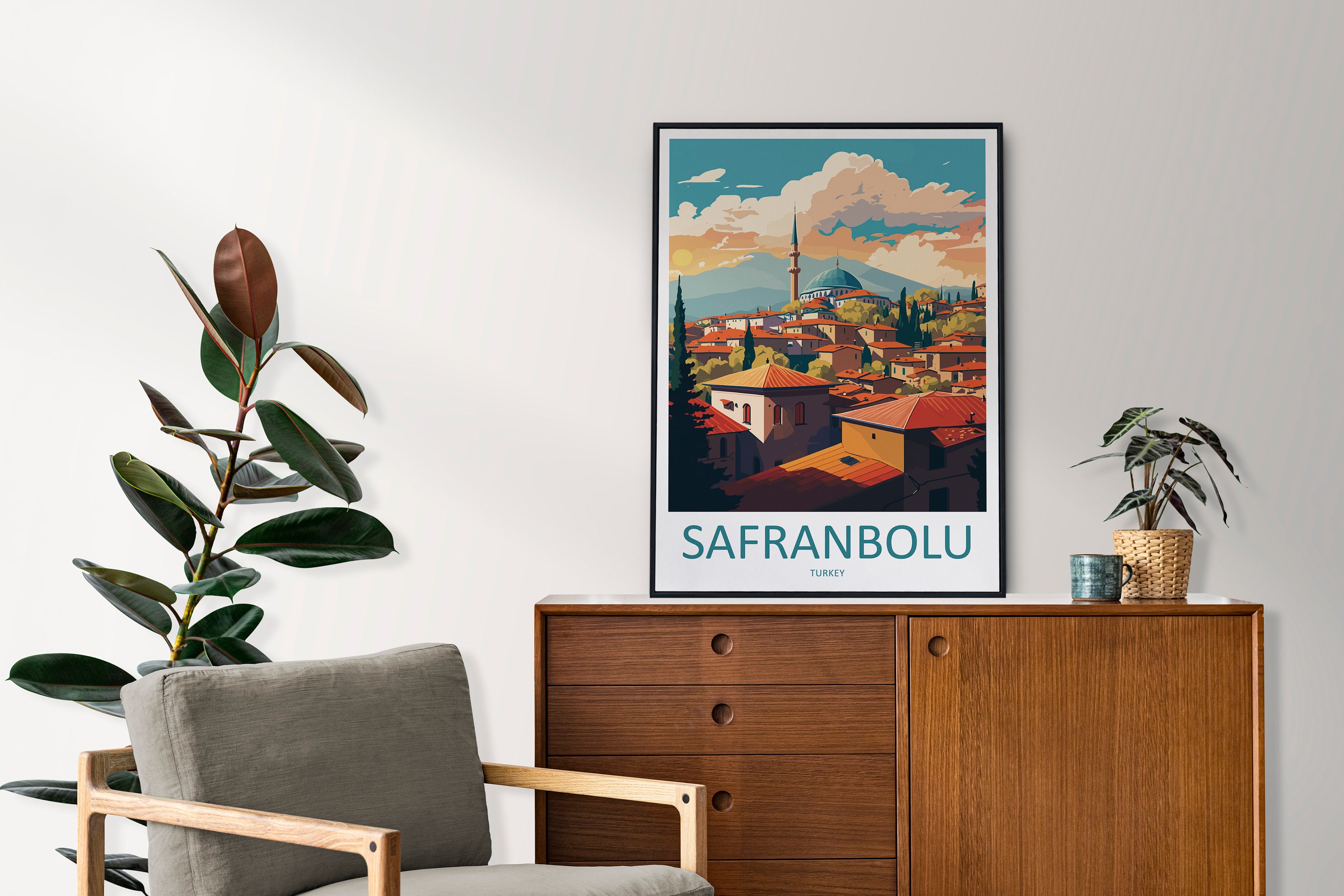 Safranbolu Travel Print Wall Art Safranbolu Wall Hanging Home Decoration Safranbolu Gift Art Lovers Wall Art Print Art Safranbolu Wall Print