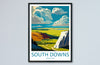 South Downs Travel Print Wall Art South Downs Wall Hanging Home Decor National Park Gift South Downs Lovers National Park Wall South Downs