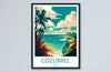 Cozumel Travel Print Wall Art Cozumel Wall Hanging Home Decoration Cozumel Gift Art Lovers Wall Art Print Art Cozumel Wall Hanging Poster