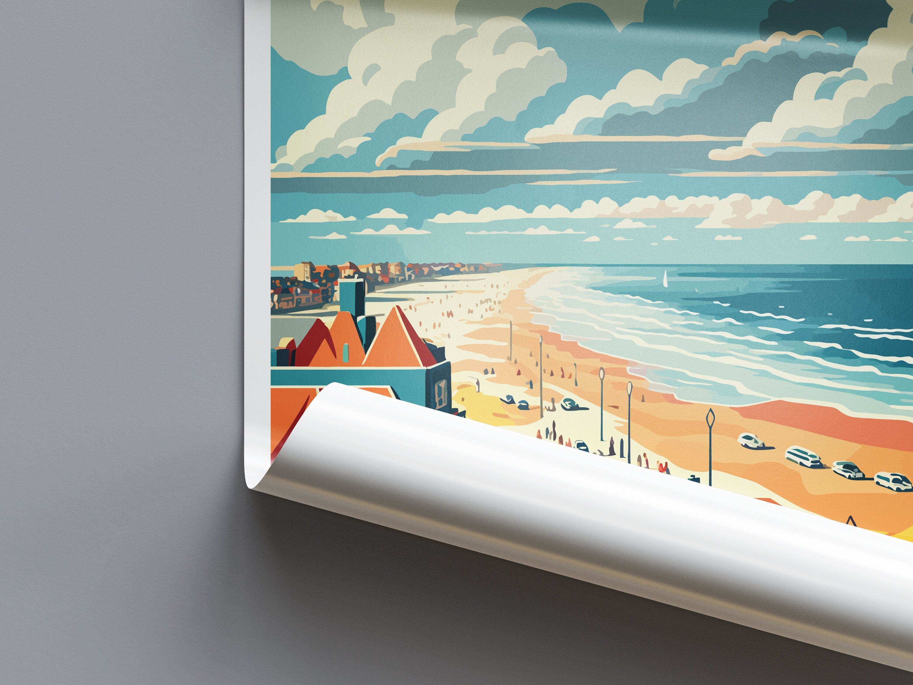 Zandvoort Travel Print Wall Art Zandvoort Wall Hanging Home Decoration Zandvoort Gift Art Lovers Wall Art Print Art Zandvoort Wall Hanging