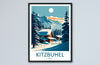 Kitzbuhel Travel Print Wall Art Kitzbuhel Wall Hanging Home Décor Kitzbuhel Gift Art Lovers Ski Art Lover Gift Kitzbuhel Print Austria Ski