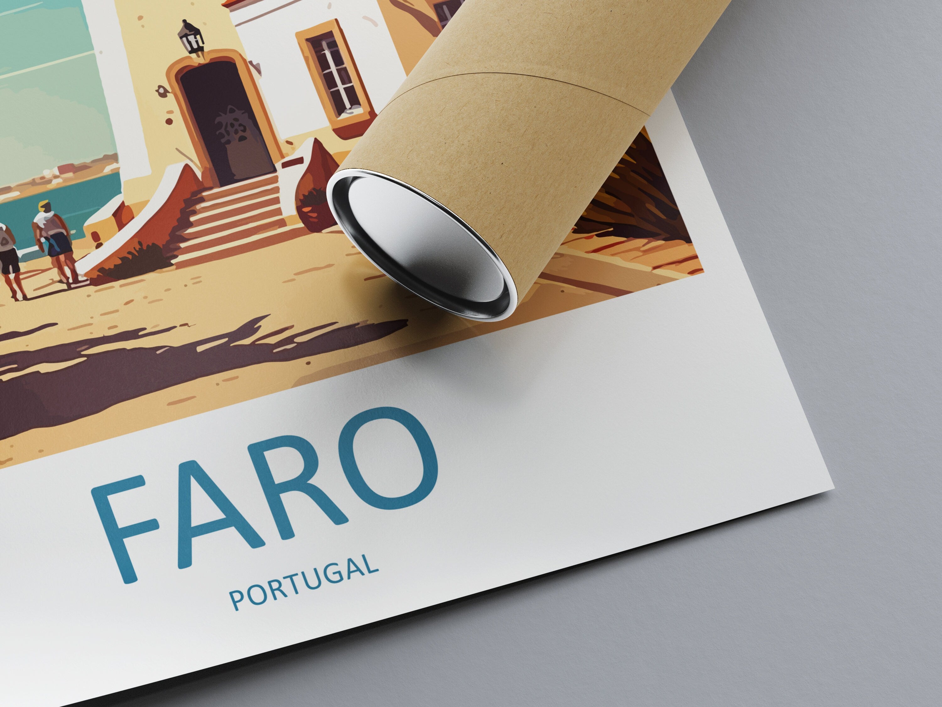 Faro Travel Print Wall Art Faro Wall Hanging Home Décor Faro Gift Art Lovers Portugal Art Lover Gift Faro Wall Décor Faro Travel Decor