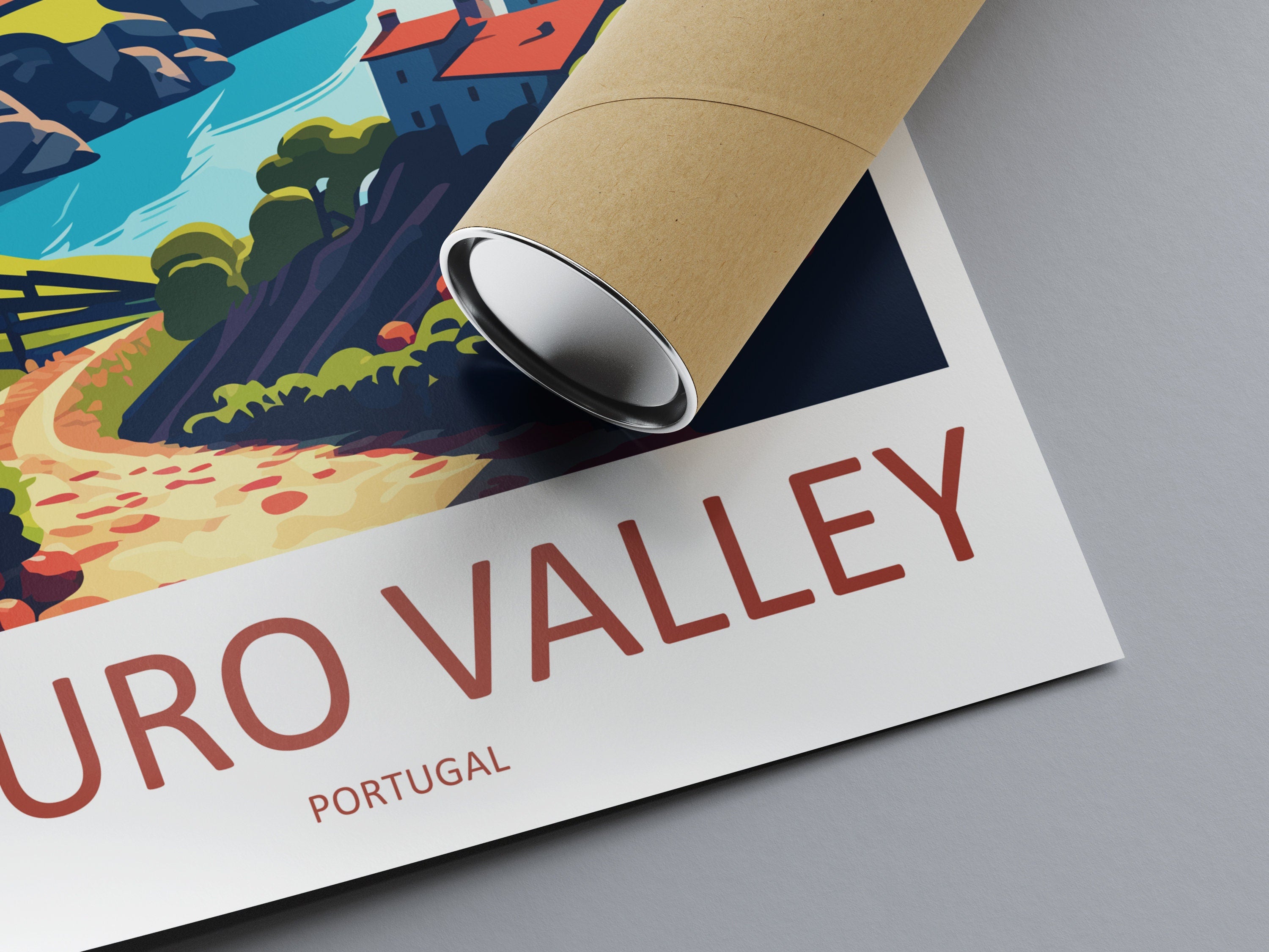 Douro Valley Travel Print Wall Art Douro Valley Wall Hanging Home Décor Douro Valley Gift Art Lovers Portugal Art Lover Gift Douro Valley