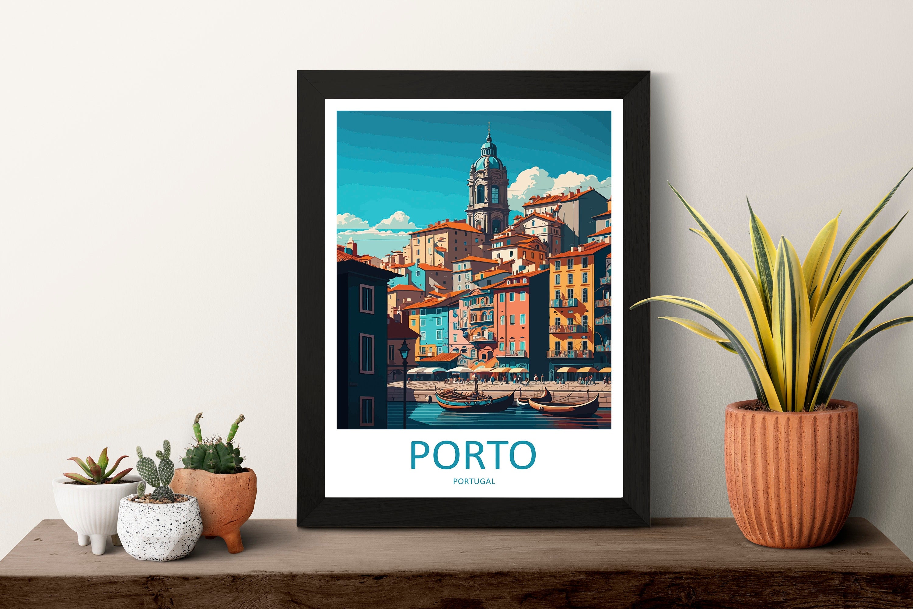 Porto Travel Print Wall Art Porto Wall Hanging Home Décor Porto Gift Art Lovers Portugal Art Lover Gift Porto Wall Décor Porto Travel Art