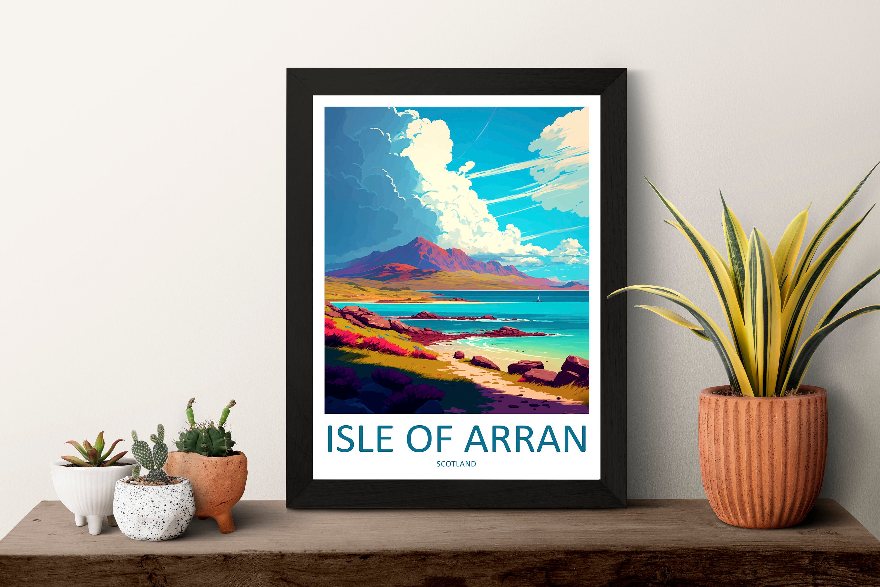 Isle Of Arran Travel Print Wall Art Isle Of Arran Wall Hanging Home Décor Isle Of Arran Gift Art Lovers Scotland Art Lover Gift Isle Poster
