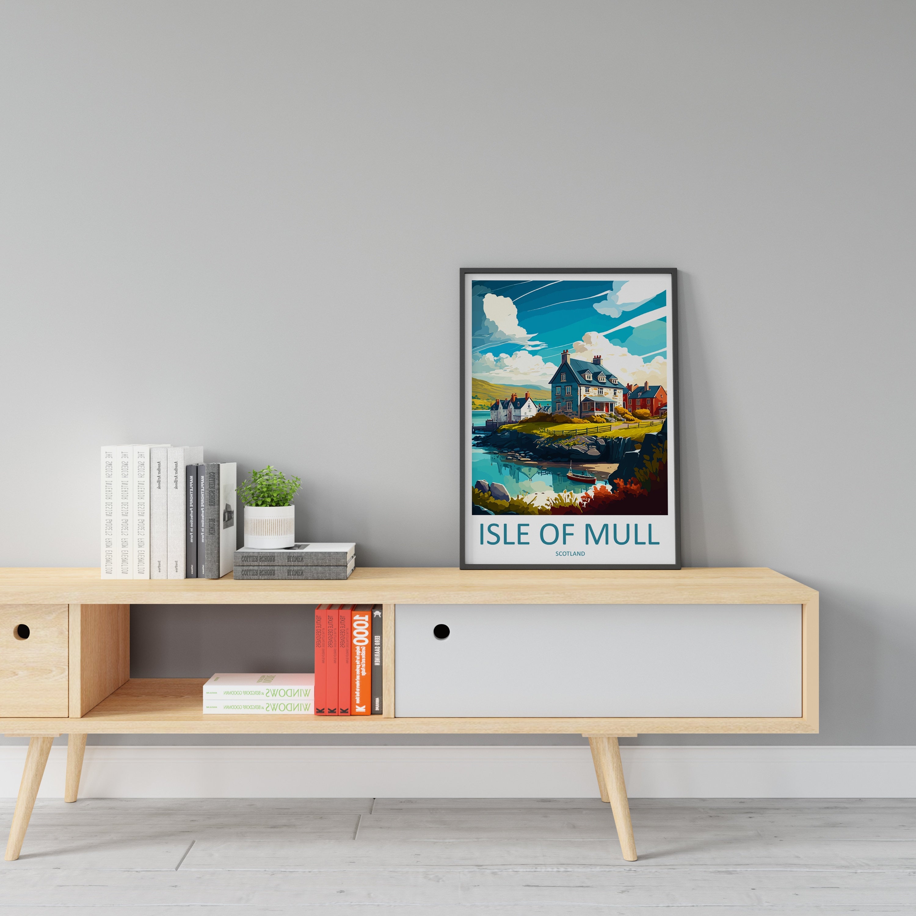 Isle Of Mull Travel Print Wall Art Isle Of Mull Wall Hanging Home Décor Isle Of Mull Gift Art Lovers Scotland Art Lover Gift Isle Of Mull