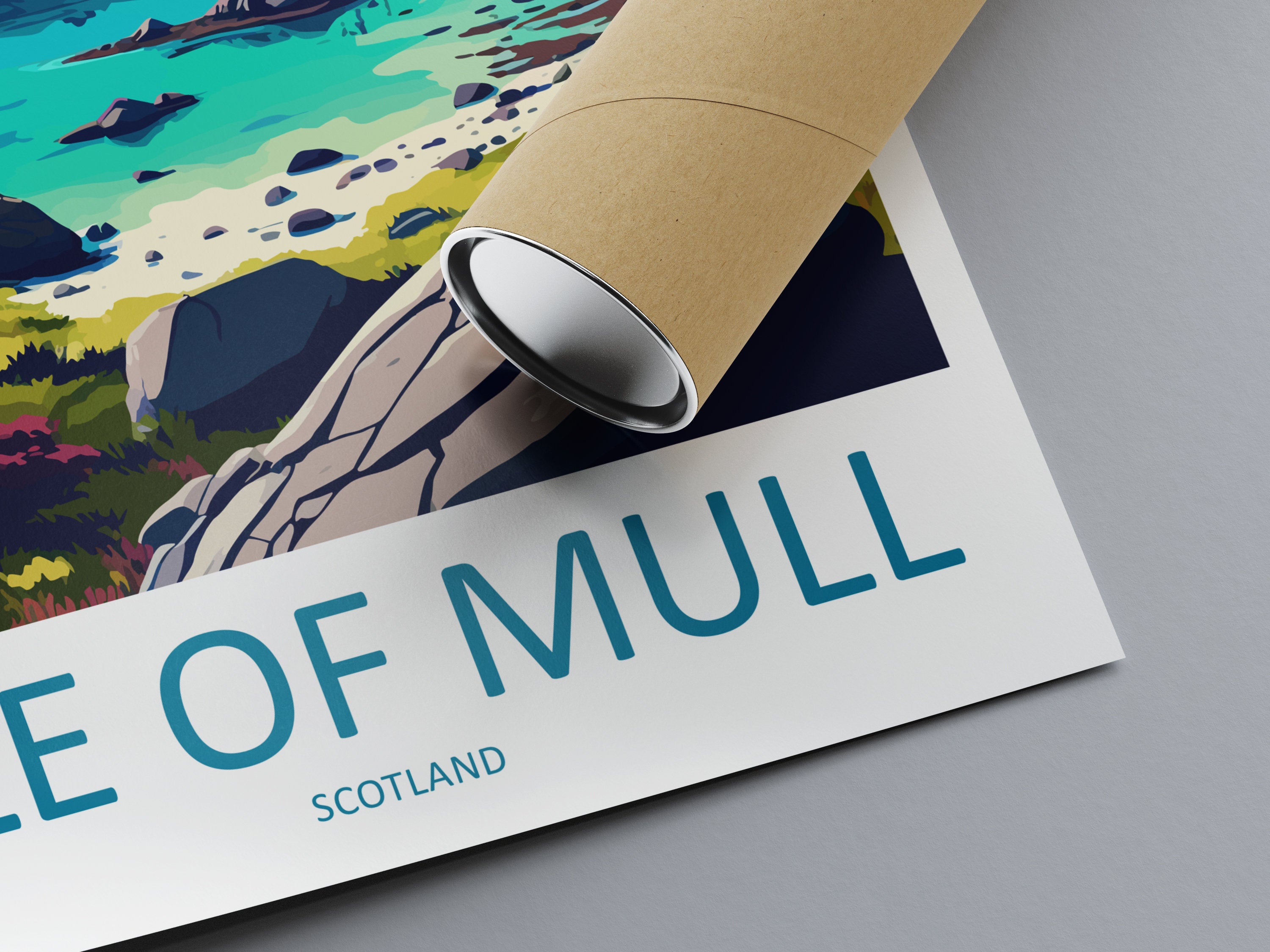 Isle Of Mull Travel Print Wall Art Isle Of Mull Wall Hanging Home Décor Isle Of Mull Gift Art Lovers Scotland Art Lover Gift Isle Of Mull