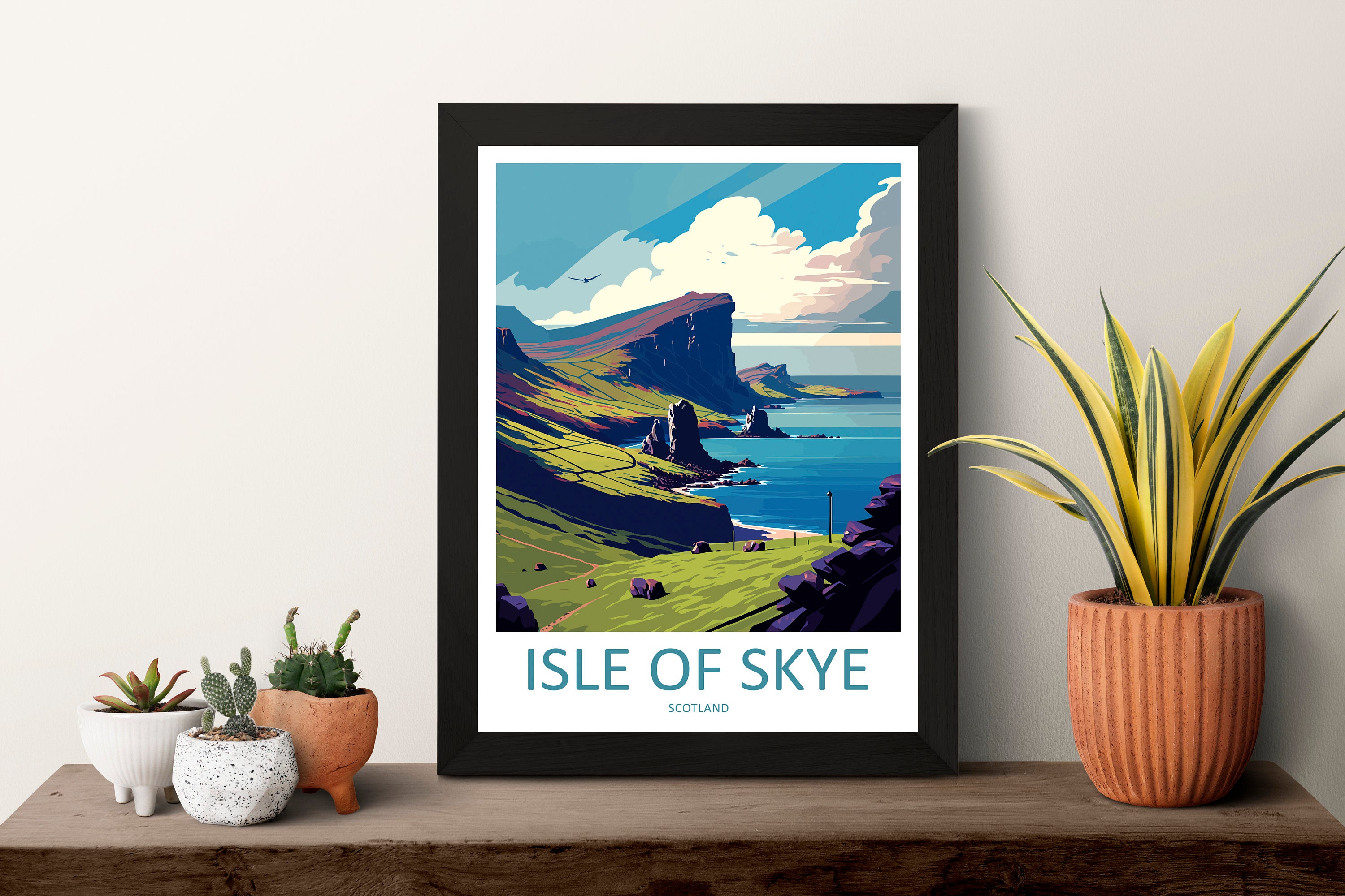Isle Of Skye Travel Print Wall Art Isle Of Skye Wall Hanging Home Décor Isle Of Skye Gift Art Lovers Scotland Art Lover Gift Isle Of Skye