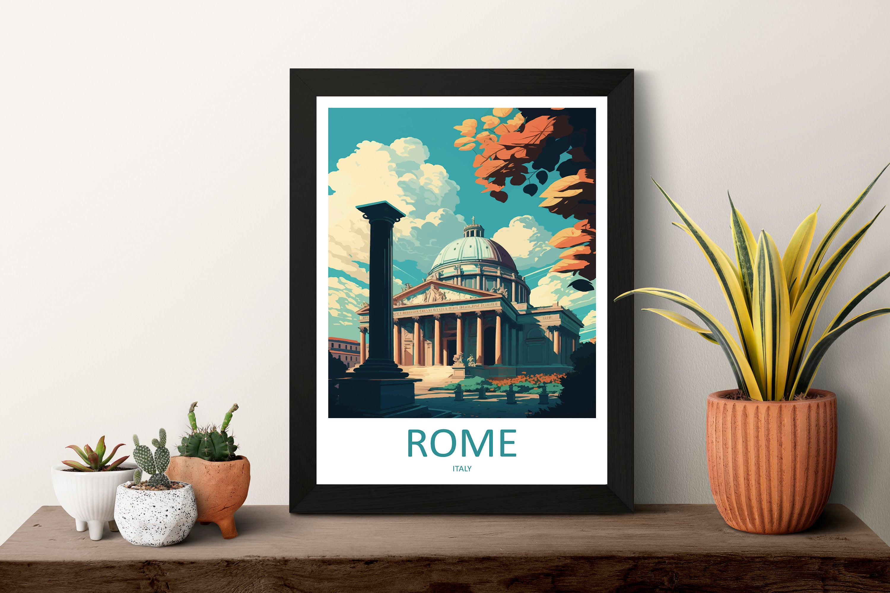 Rome Travel Print Wall Art Rome Wall Hanging Home Décor Rome Gift Art Lovers Italy Art Lover Gift Rome Print Italy Wall Art Decor