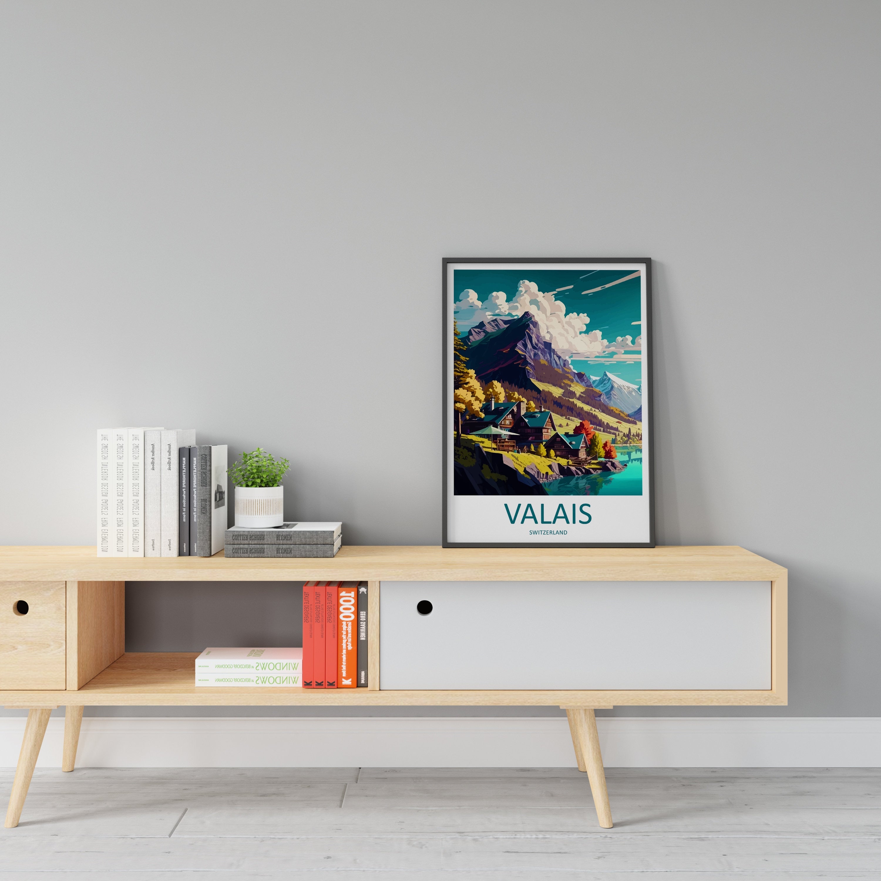 Valais Print Valais Home Décor Switzerland Art Print Valais Wall Print For Switzerland Gift Wall Hanging Valais Home Decor Artwork Valais