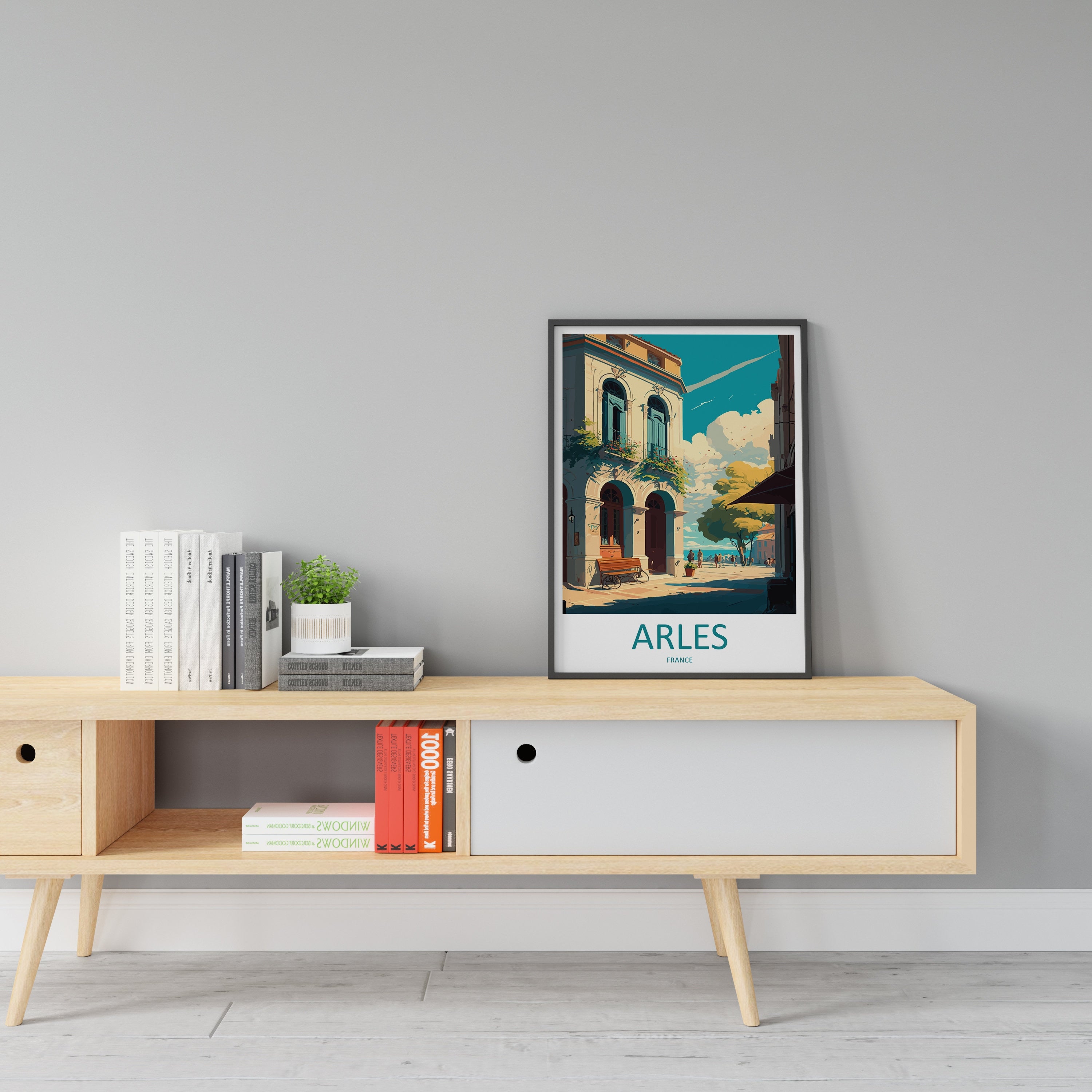 Arles Travel Print Wall Art Arles Wall Hanging Home Décor Arles Gift Art Lovers France Art Lover Gift Arles Print France Artwork Arles