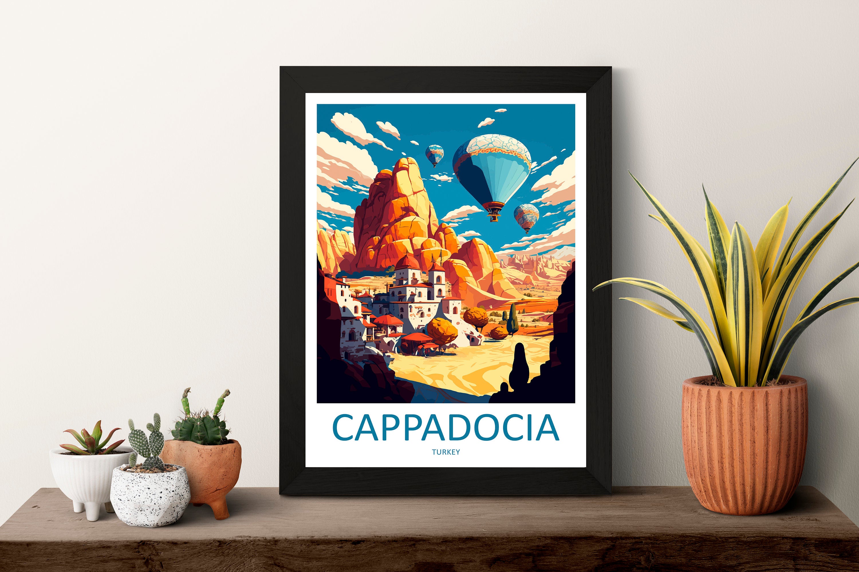 Cappadocia Travel Print Wall Art Cappadocia Wall Hanging Home Decoration Cappadocia Gift Art Lovers Wall Art Print Art Cappadocia Wall Print