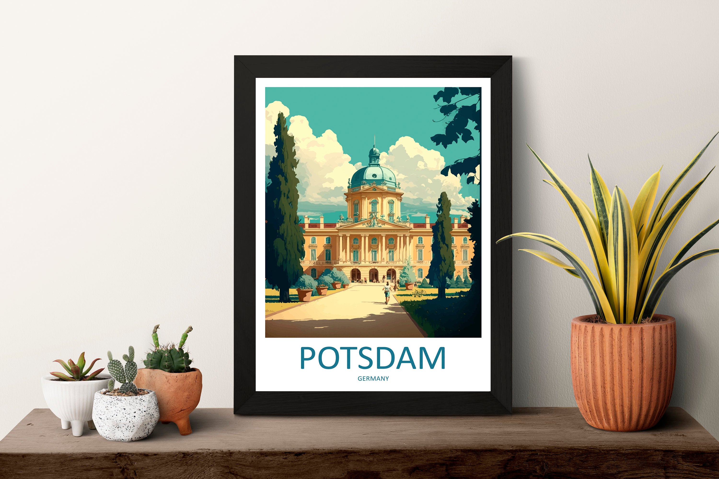 Potsdam Travel Print Wall Art Potsdam Wall Hanging Home Décor Potsdam Gift Art Lovers Germany Art Lover Gift Potsdam Wall Décor Print Gift