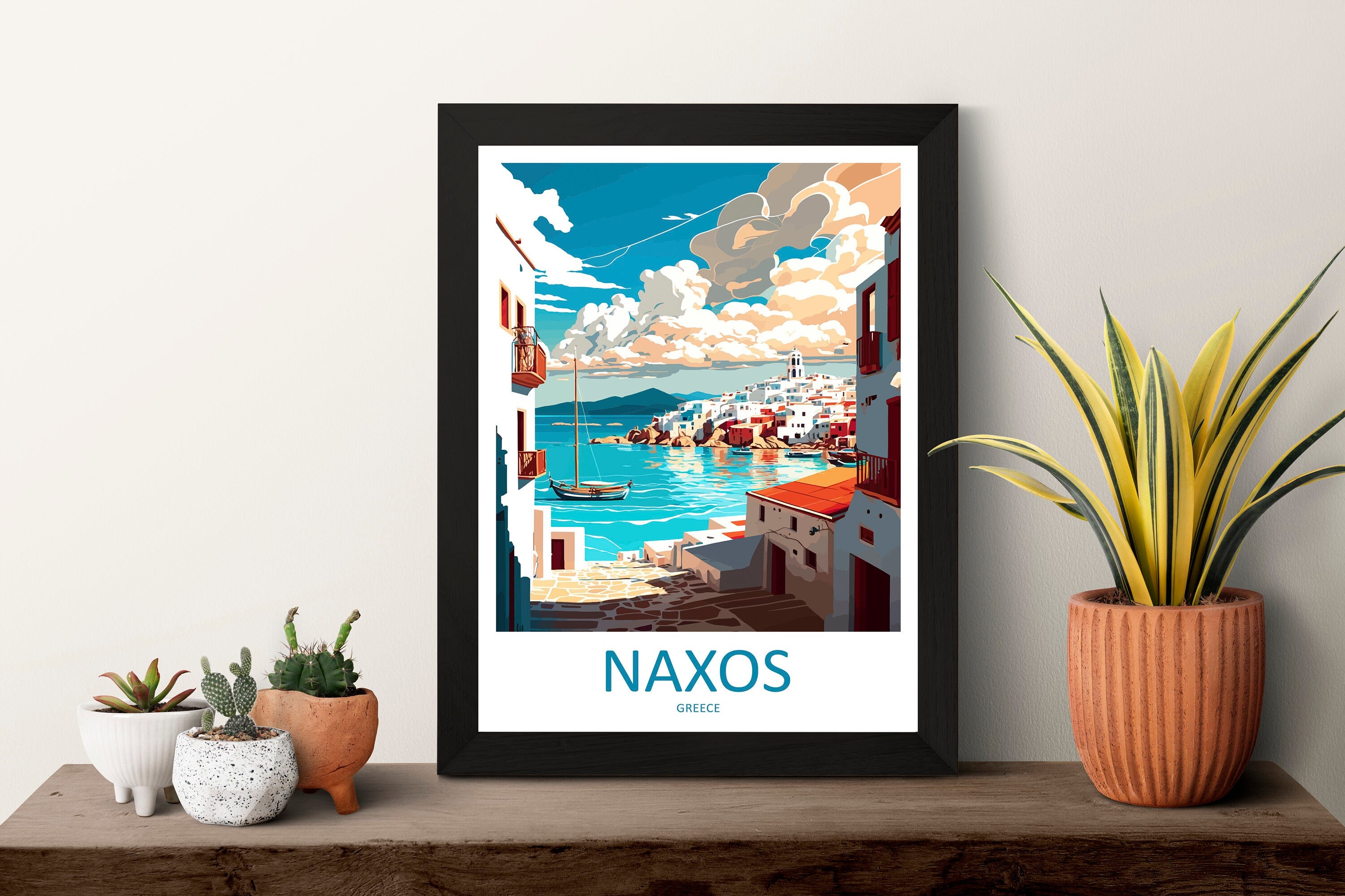 Naxos Travel Print Wall Art Naxos Greece Wall Hanging Home Decoration Naxos Gift Art Lovers Wall Art Print Naxos Greece Wall Art