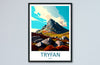 Tryfan Travel Print Wall Art Tryfan Wall Hanging Home Décor Tryfan Gift Art Lovers Welsh Art Lover Gift Tryfan Travel Decor Tryfan Mountain