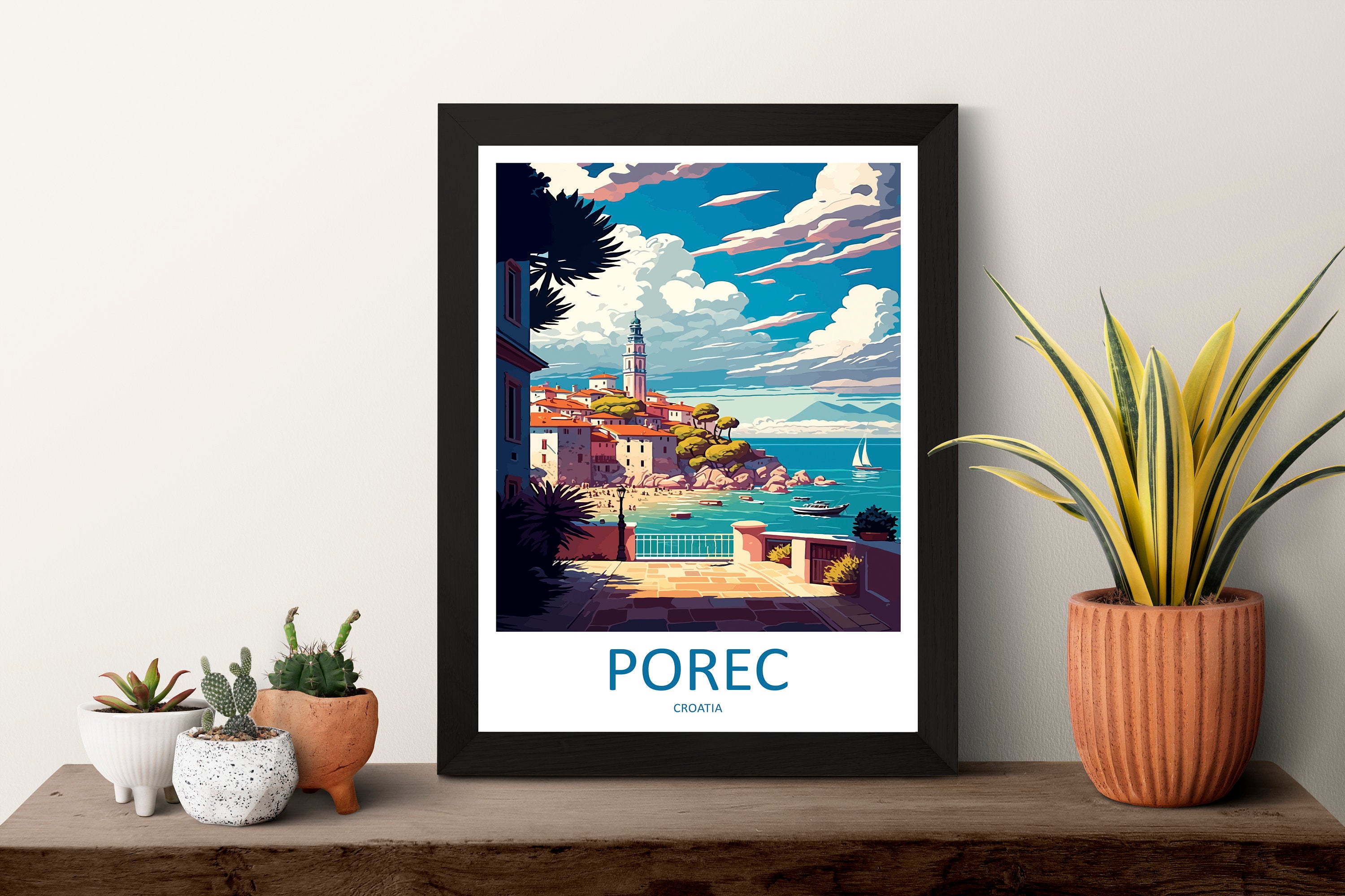 Porec Travel Print Wall Art Porec Wall Hanging Home Décor Porec Gift Art Lovers Croatia Art Lover Gift Porec Travel Poster Wall Art