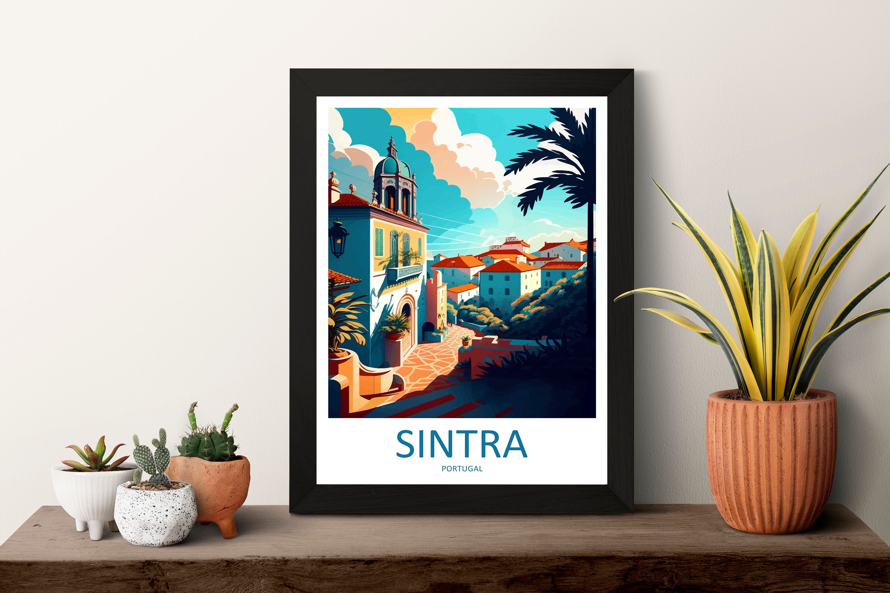 Sintra Travel Print Wall Art Sintra Wall Hanging Home Décor Sintra Gift Art Lovers Portugal Art Lover Gift Sintra Wall Décor