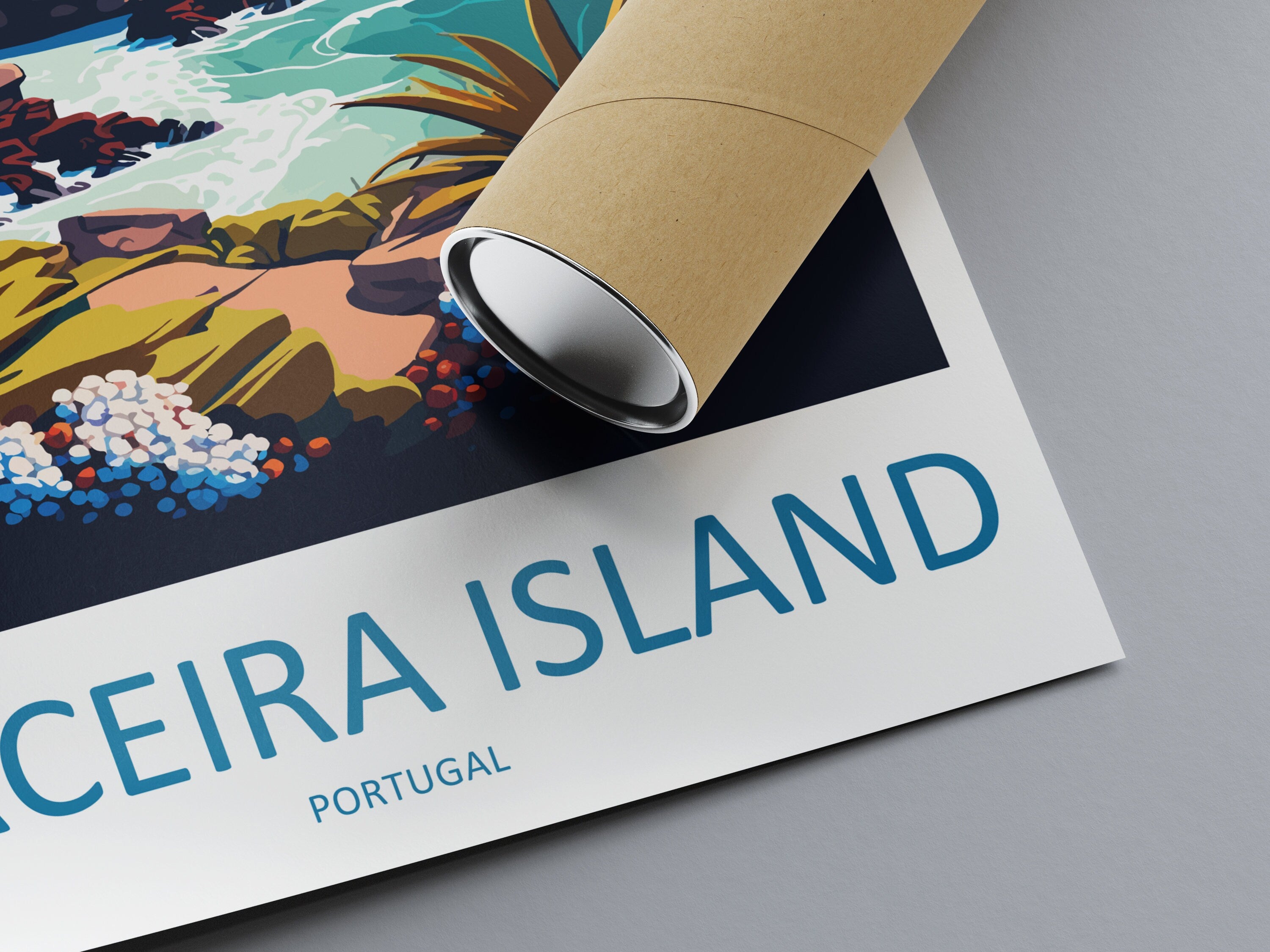 Terceira Island Travel Print Wall Art Terceira Island Wall Hanging Home Décor Terceira Island Gift Art Lovers Portugal Art Lover Gift