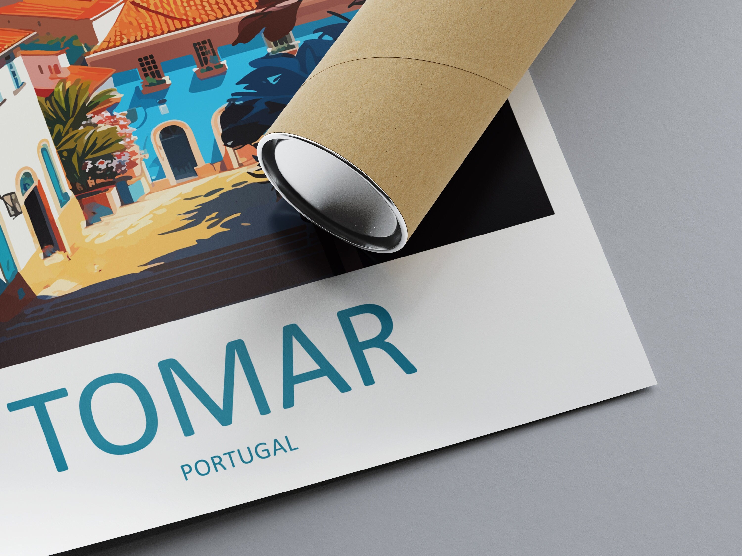 Tomar Travel Print Wall Art Tomar Wall Hanging Home Décor Tomar Gift Art Lovers Portugal Art Lover Gift Tomar Wall Décor