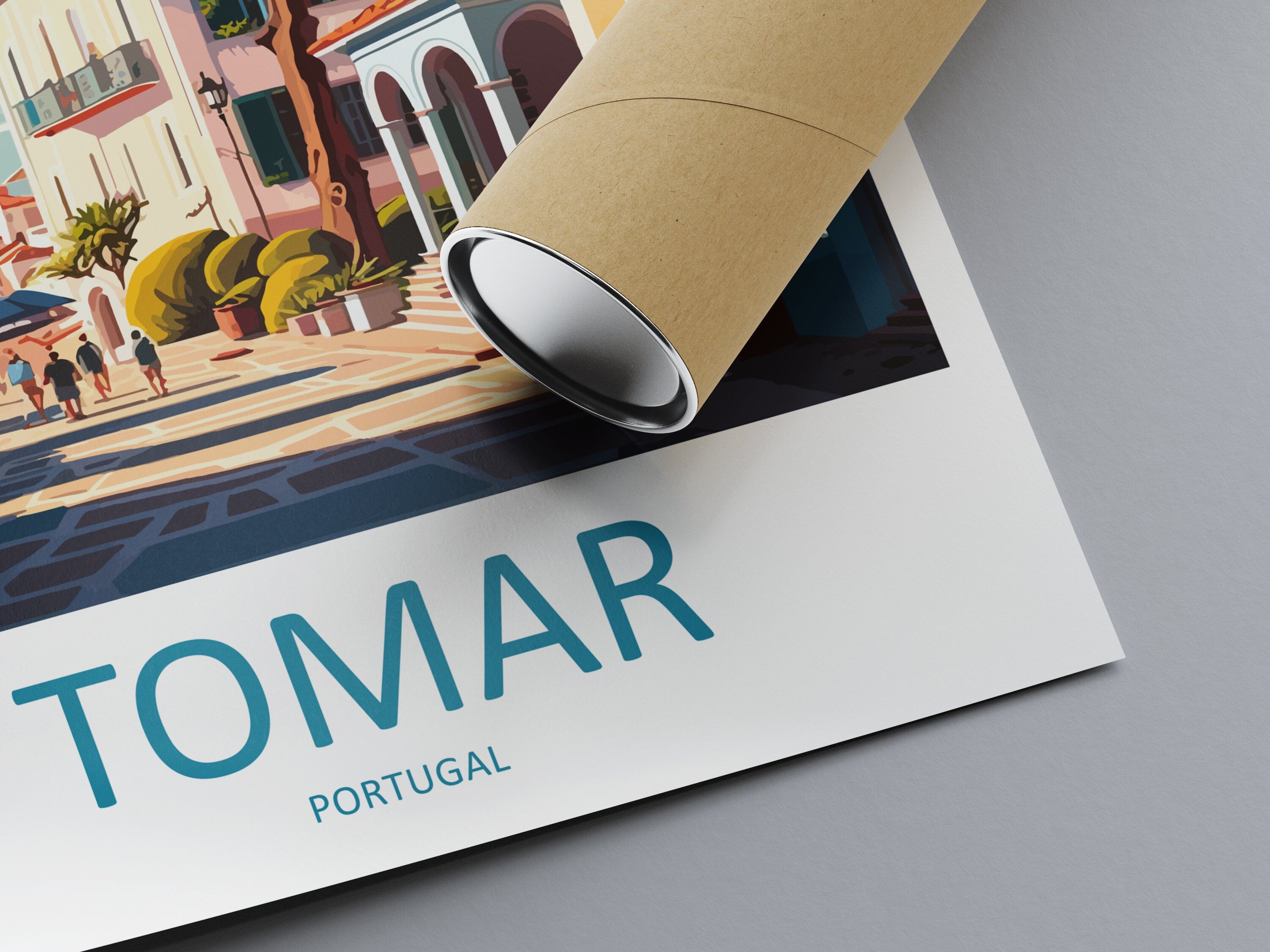 Tomar Travel Print Wall Art Tomar Wall Hanging Home Décor Tomar Gift Art Lovers Portugal Art Lover Gift Tomar Wall Décor