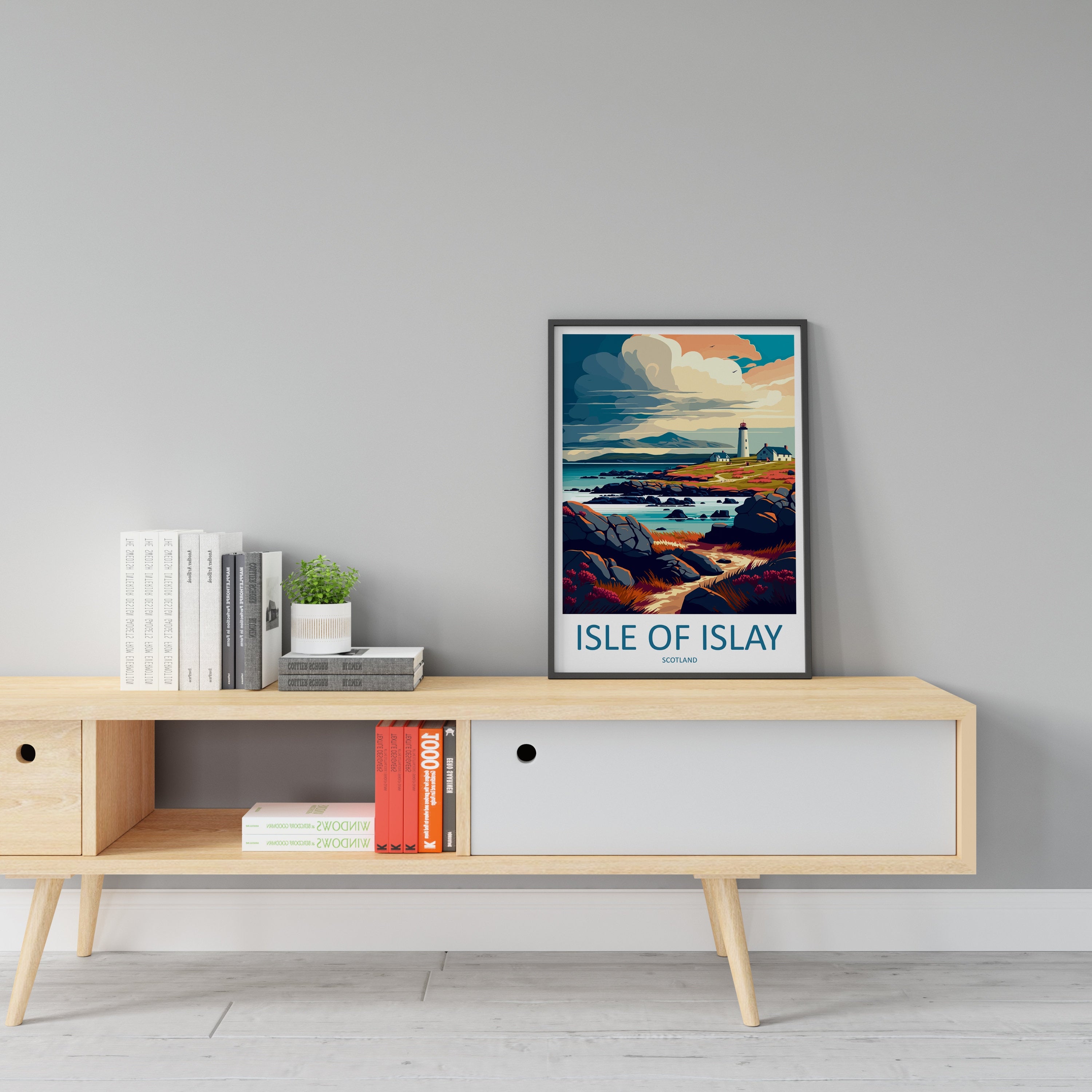 Isle Of Islay Travel Print Wall Art Isle Of Islay Wall Hanging Home Décor Isle Of Islay Gift Art Lovers Scotland Art Lover Gift Isle Poster