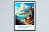 Sausalito Travel Print Wall Art Sausalito Wall Hanging Home Décor Sausalito Gift Art Lovers California Art Lover Gift Sausalito Art Print