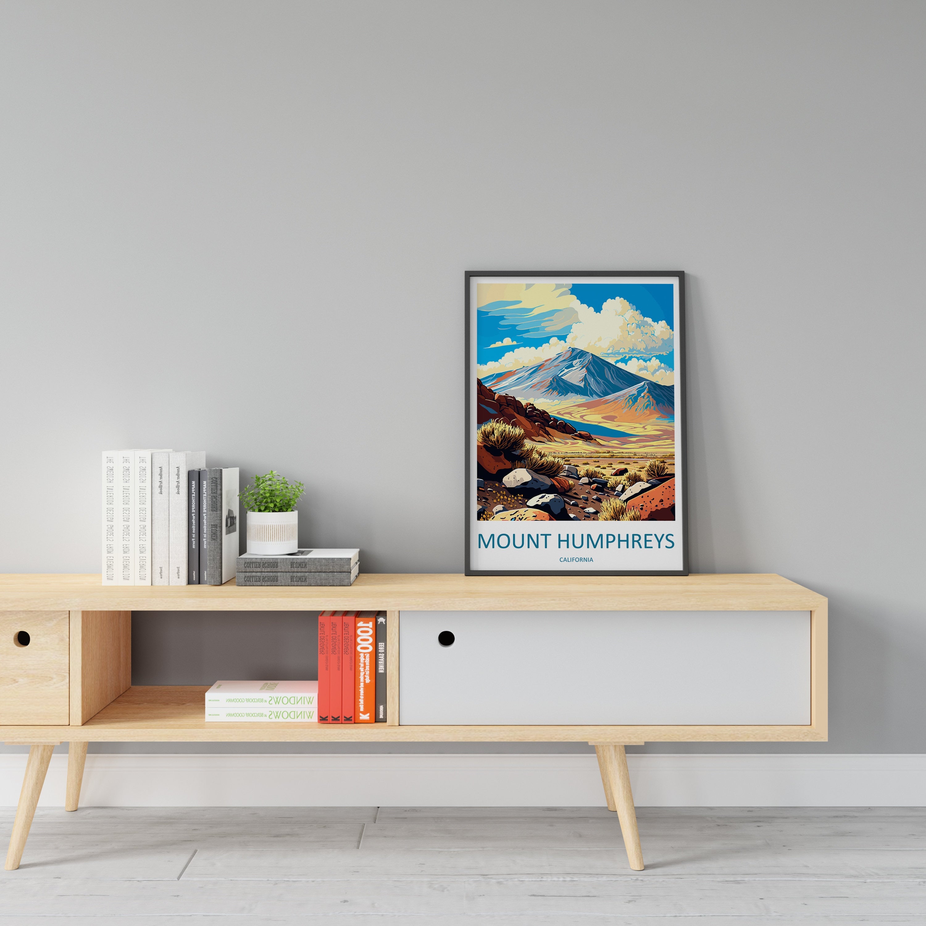 Mount Humphreys Travel Print Wall Art Mount Humphreys Wall Hanging Home Décor Mount Humphreys Gift Art Lovers California Art Lover Gift