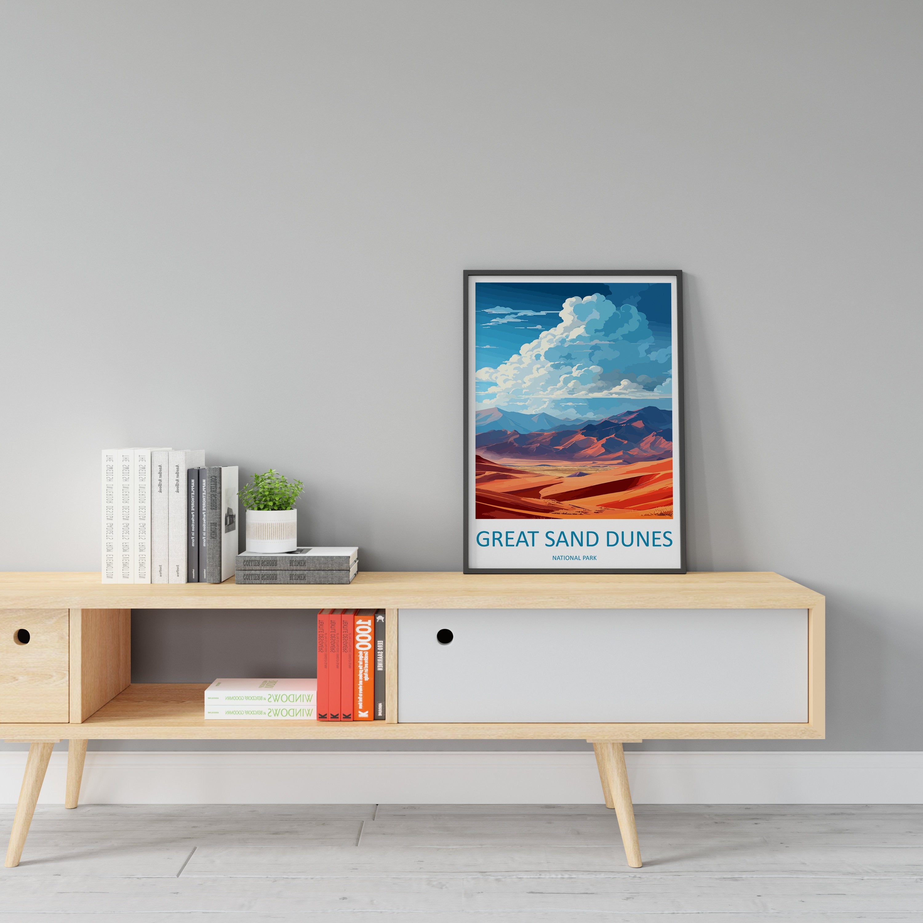 Great Sand Dunes National Park Travel Print Wall Art Great Sand Dunes Wall Hanging Home Décor Great Sand Dunes Gift Art Lovers Colorado Art