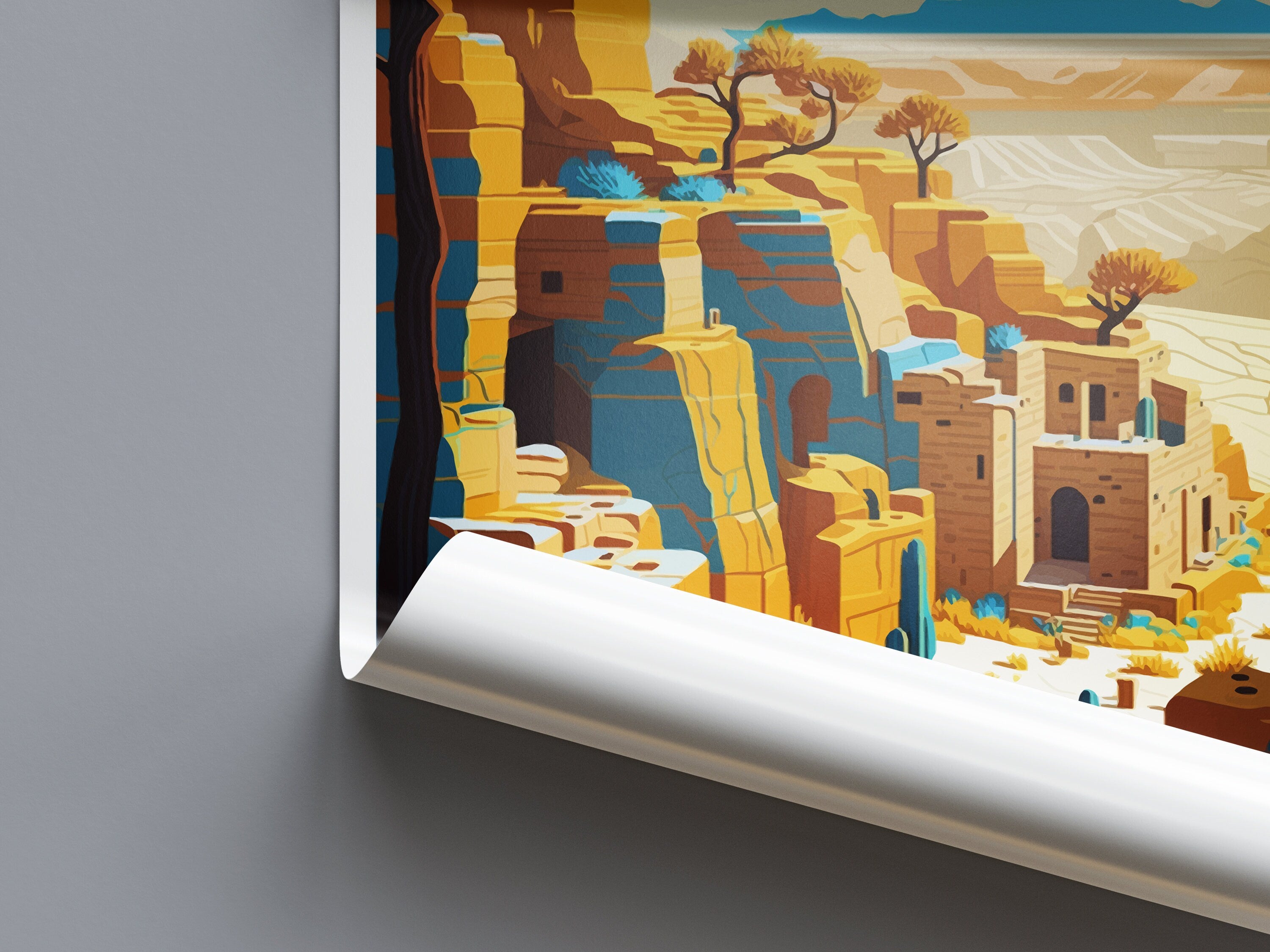 Mesa Verde National Park Travel Print Wall Art Mesa Verde Wall Hanging Home Décor Mesa Verde Gift Art Lovers Colorado Art Gift Lover Print