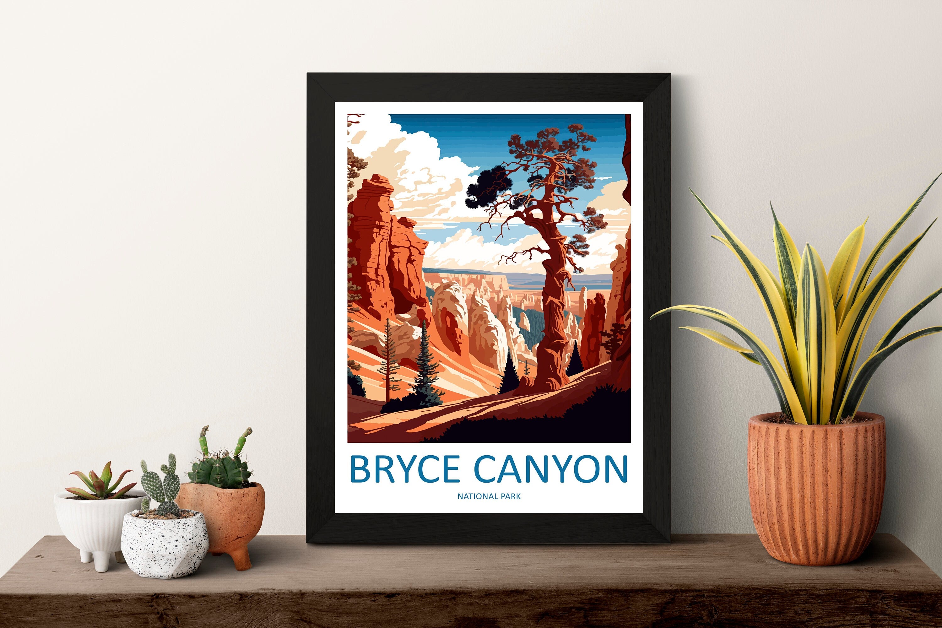 Bryce Canyon National Park Travel Print Wall Art Bryce Canyon National Park Wall Hanging Home Décor Bryce Canyon National Park Gift Art
